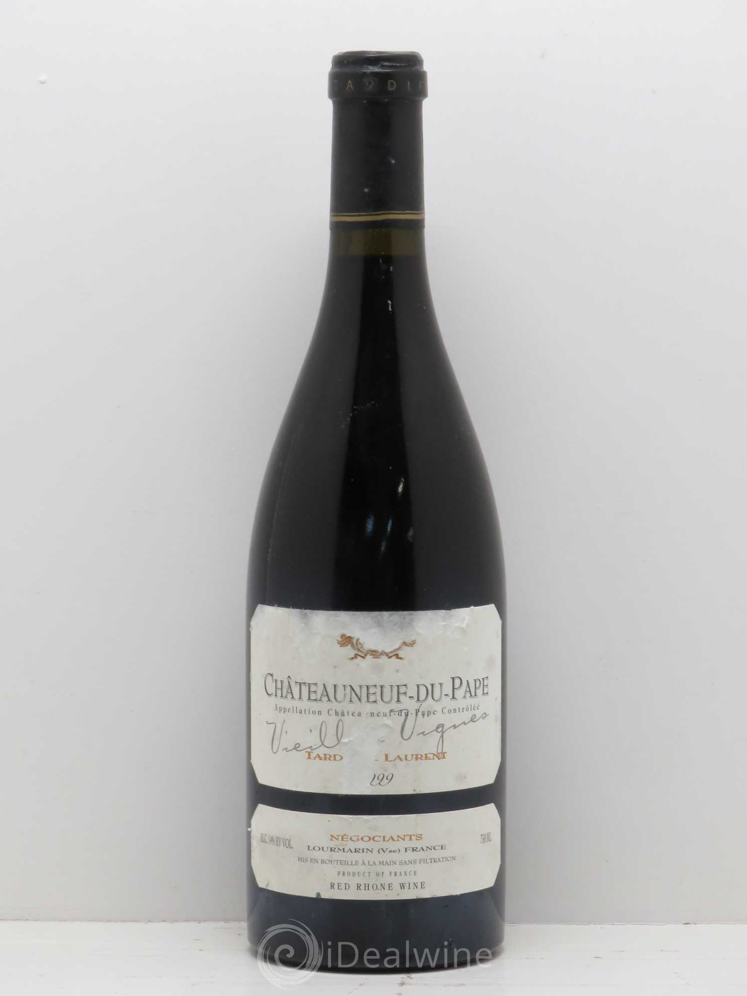 Châteauneuf-du-Pape Tardieu-Laurent Vieilles vignes Famille Tardieu 1999 - Lot de 1 bouteille - 0