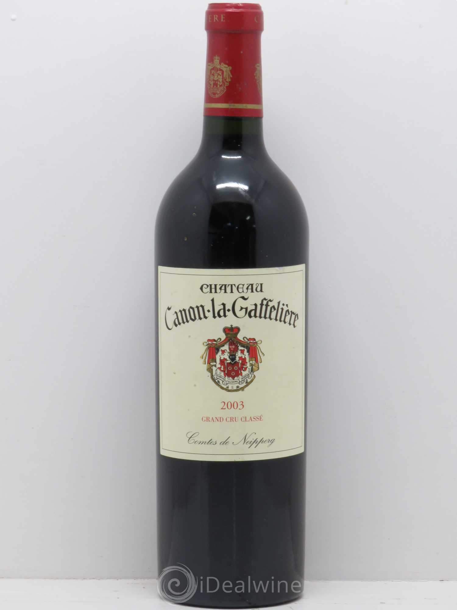 Château Canon la Gaffelière 1er Grand Cru Classé B 2003 - Lot de 1 bouteille - 0
