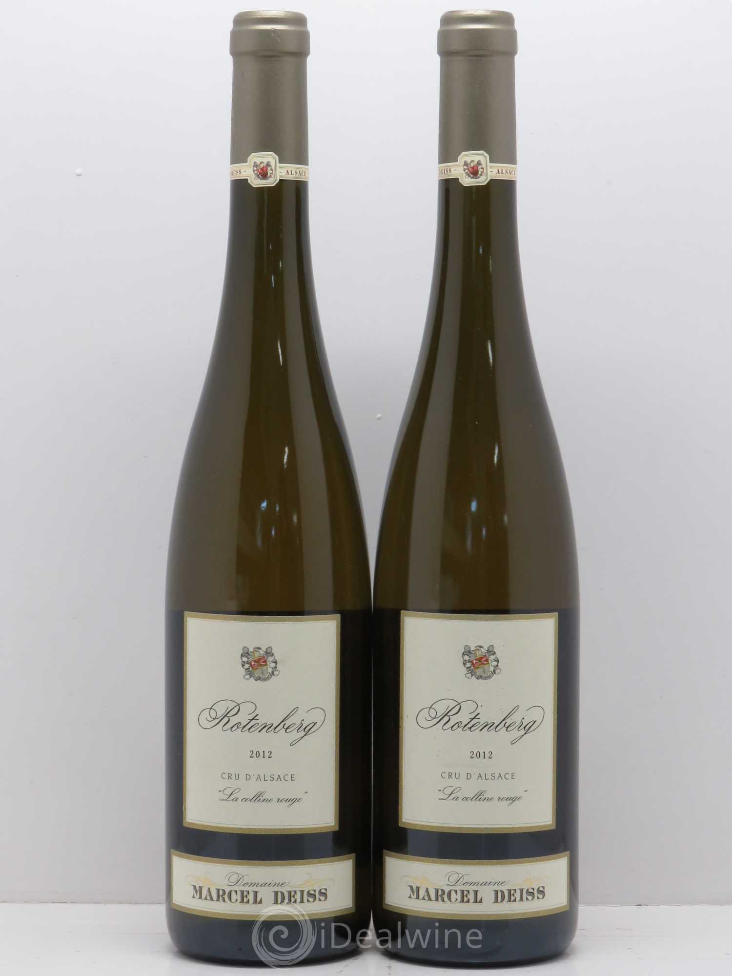 Alsace Rotenberg La Colline rouge Marcel Deiss (Domaine) 2012 - Lot de 2 bouteilles - 0