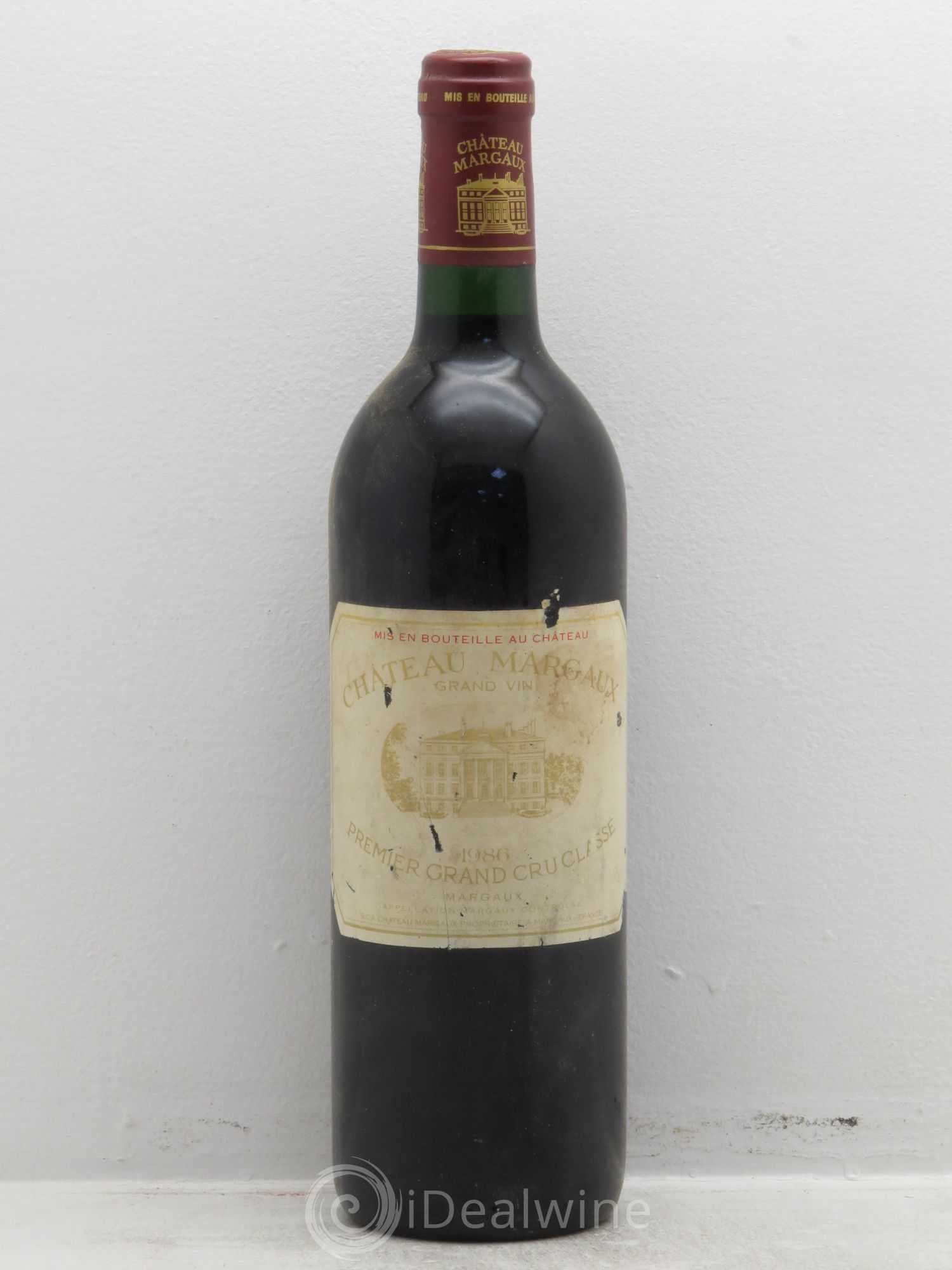 Château Margaux 1er Grand Cru Classé 1986 - Lot de 1 bouteille - 0