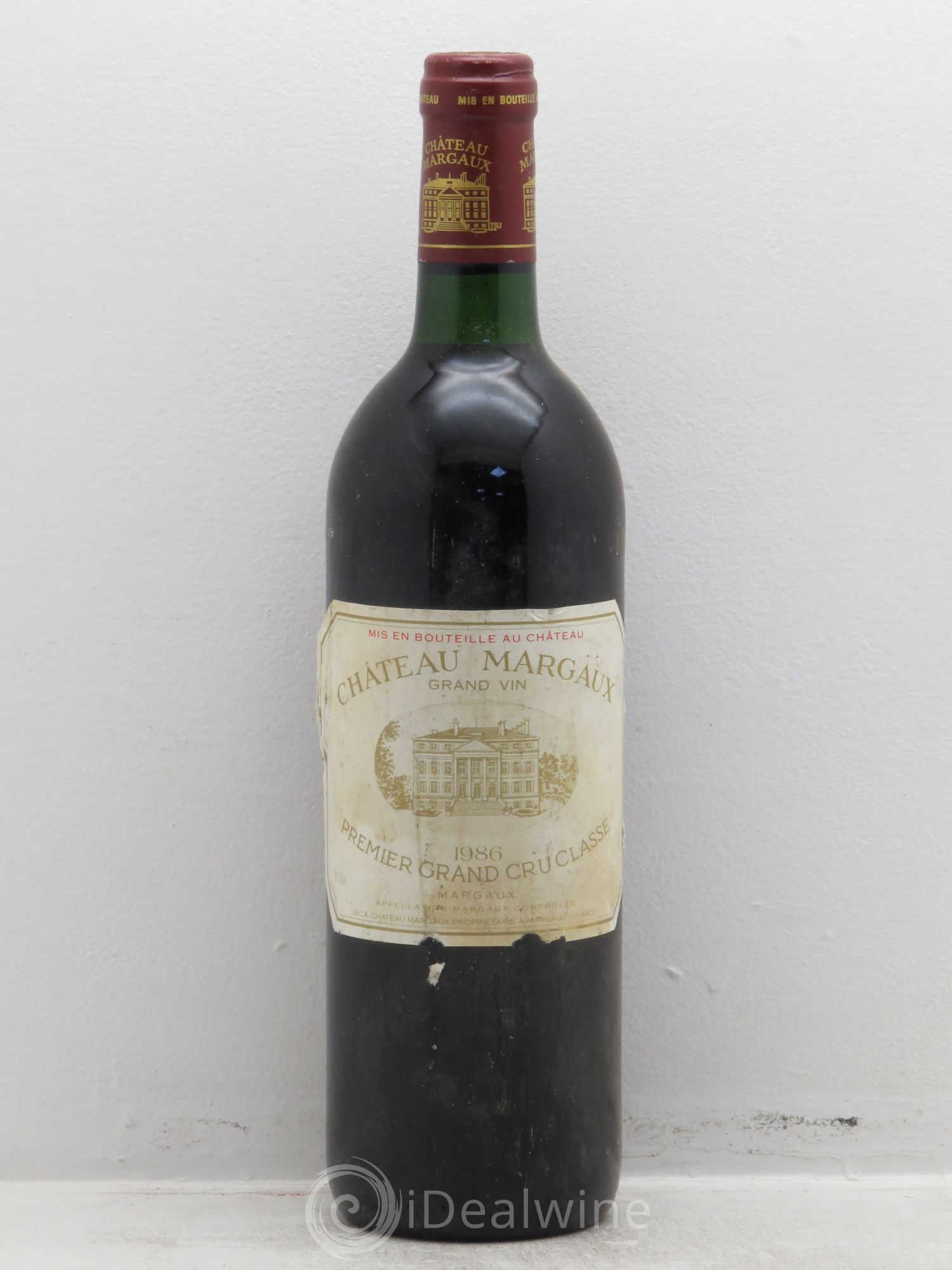 Château Margaux 1er Grand Cru Classé 1986 - Lot de 1 bouteille - 0