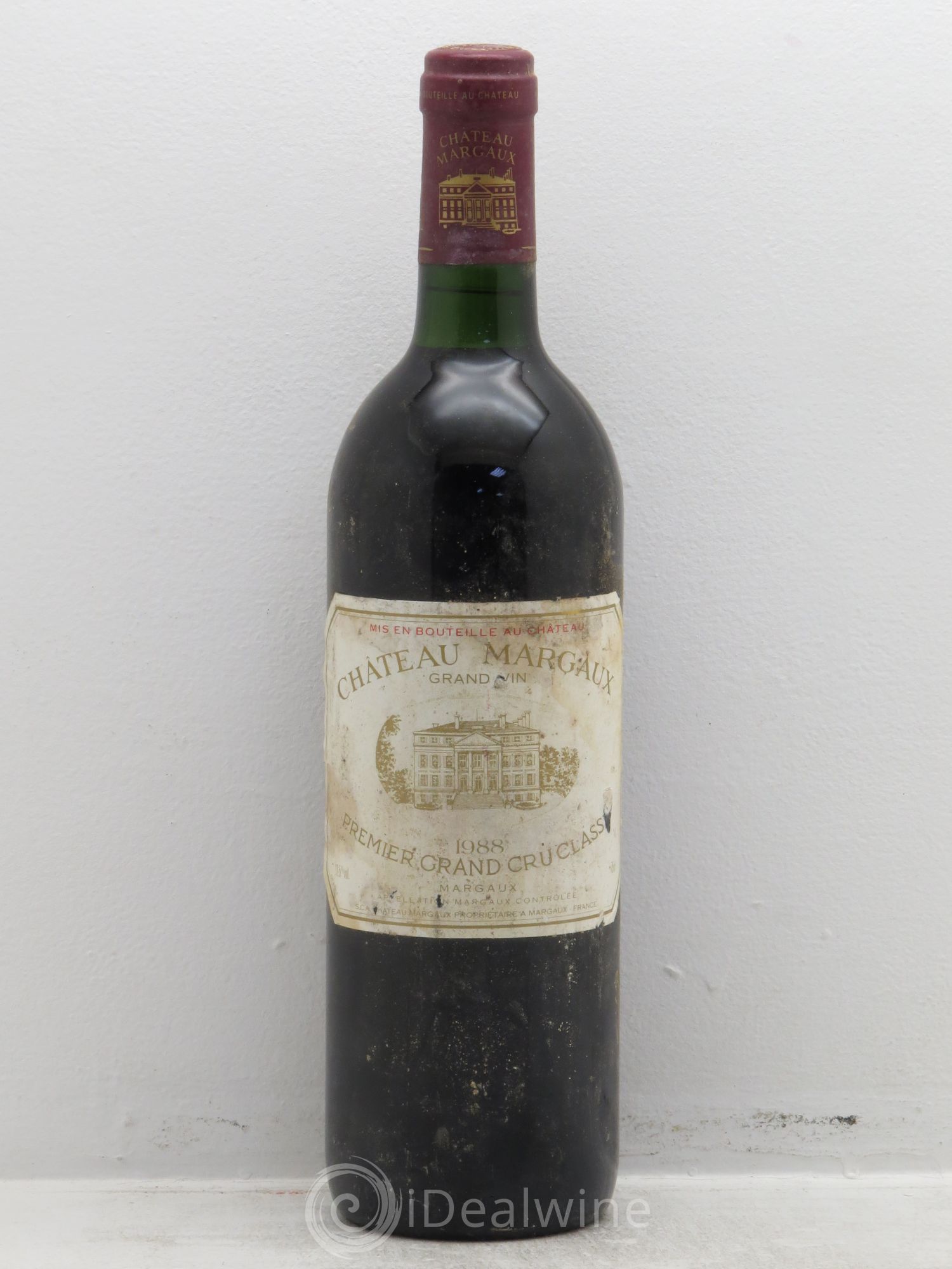 Château Margaux 1er Grand Cru Classé 1988 - Lot de 1 bouteille - 0