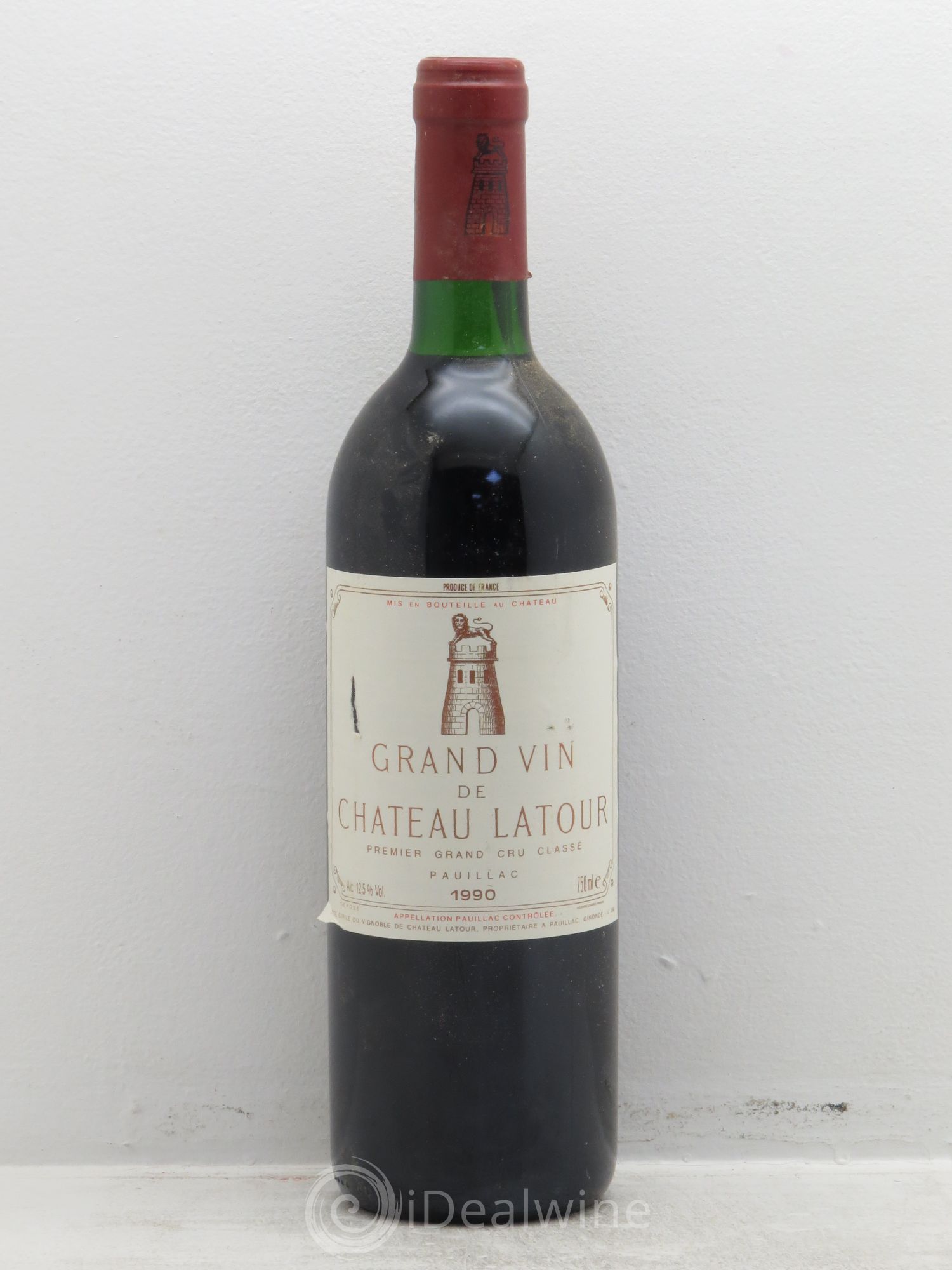 Château Latour 1er Grand Cru Classé 1990 - Lot de 1 bouteille - 0