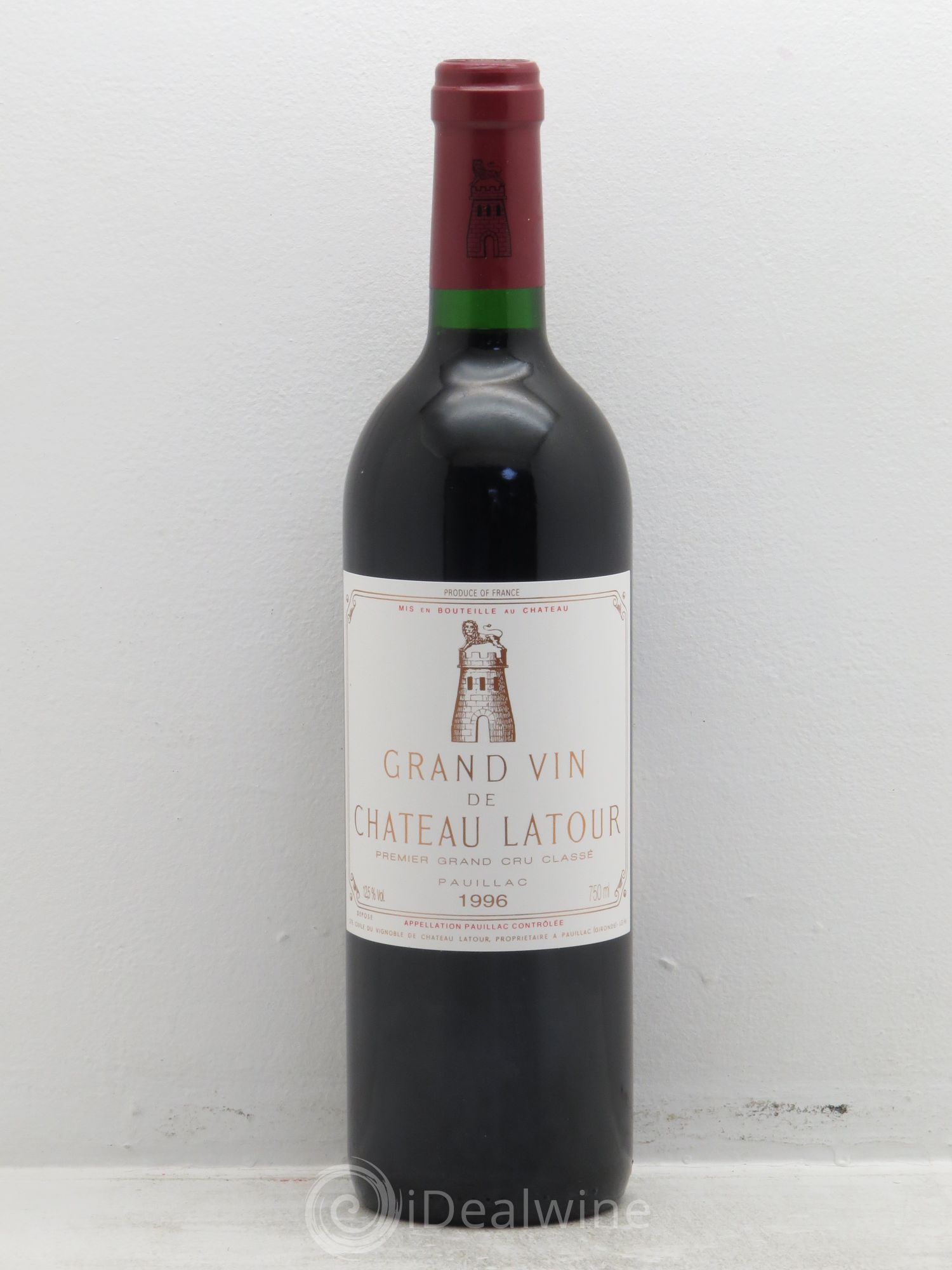 Château Latour 1er Grand Cru Classé 1996 - Lot de 1 bouteille - 0