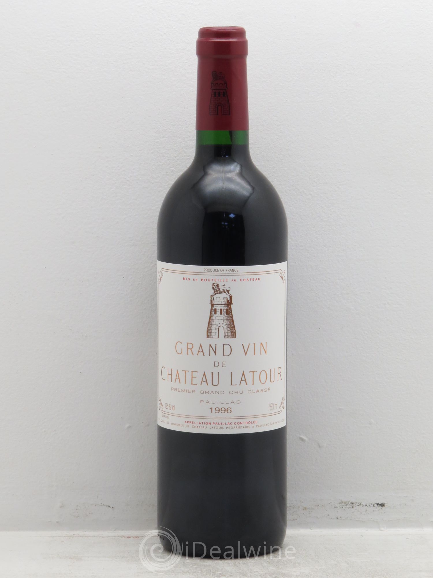 Château Latour 1er Grand Cru Classé 1996 - Lot de 1 bouteille - 0