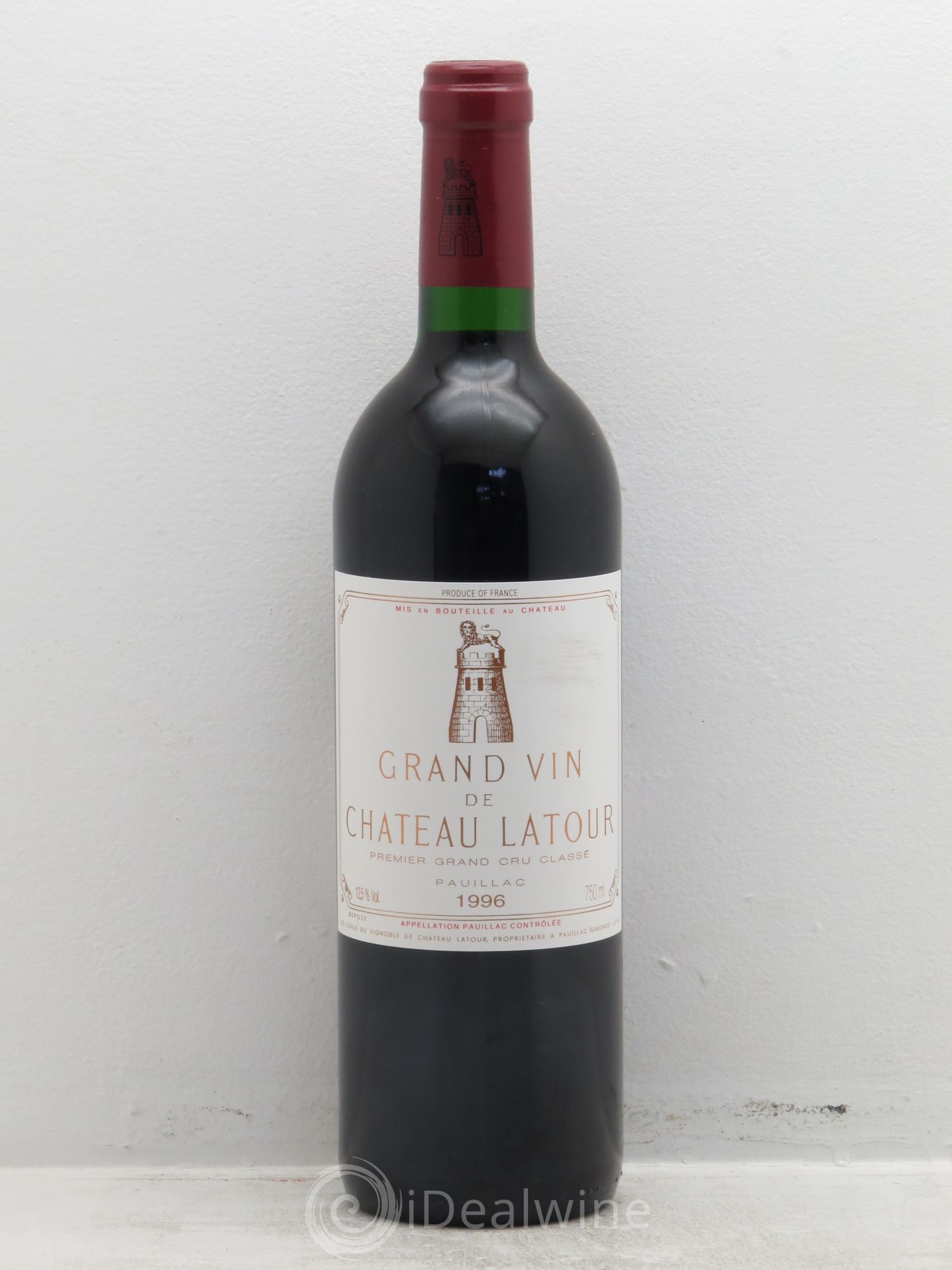 Château Latour 1er Grand Cru Classé 1996 - Lot de 1 bouteille - 0