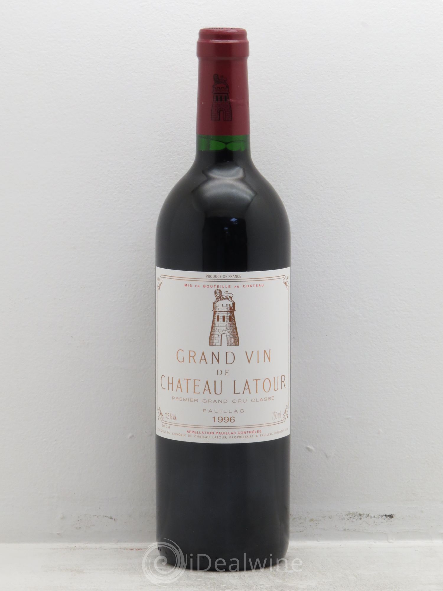Château Latour 1er Grand Cru Classé 1996 - Lot de 1 bouteille - 0