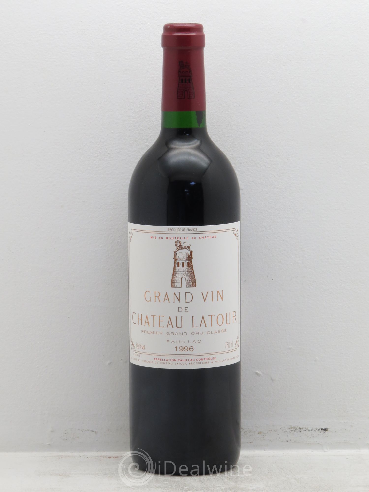 Château Latour 1er Grand Cru Classé 1996 - Lot de 1 bouteille - 0