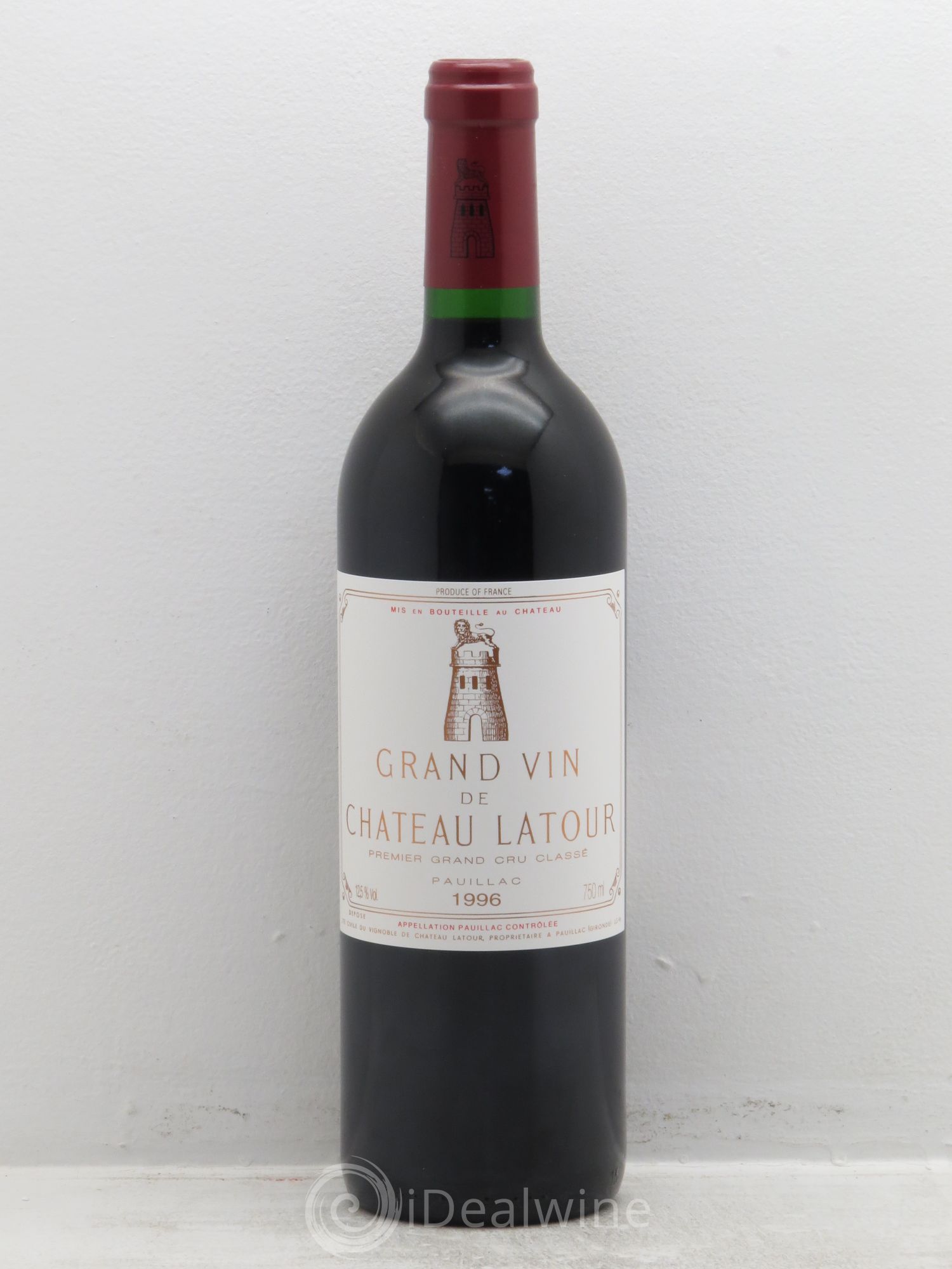 Château Latour 1er Grand Cru Classé 1996 - Lot de 1 bouteille - 0