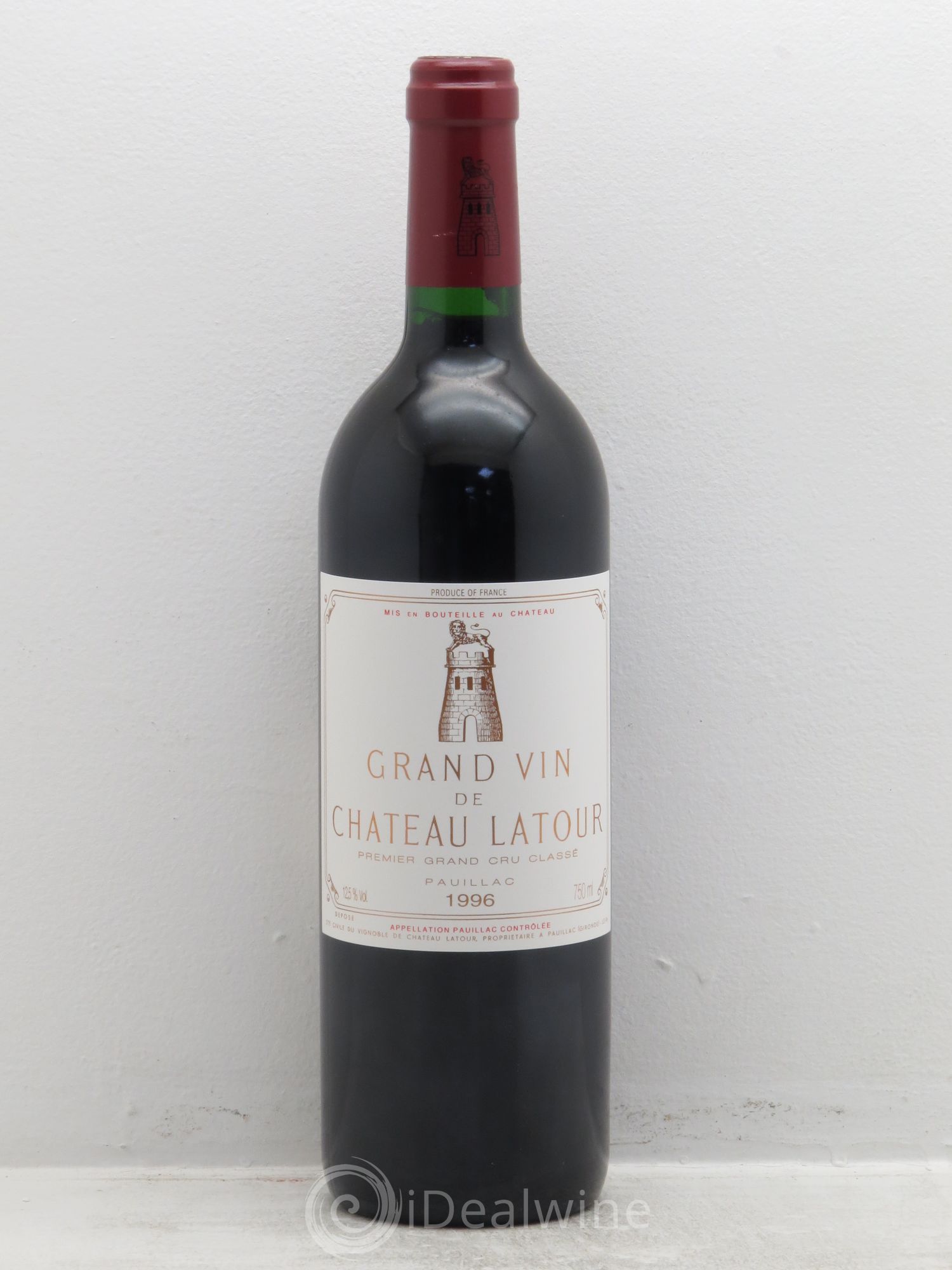 Château Latour 1er Grand Cru Classé 1996 - Lot de 1 bouteille - 0