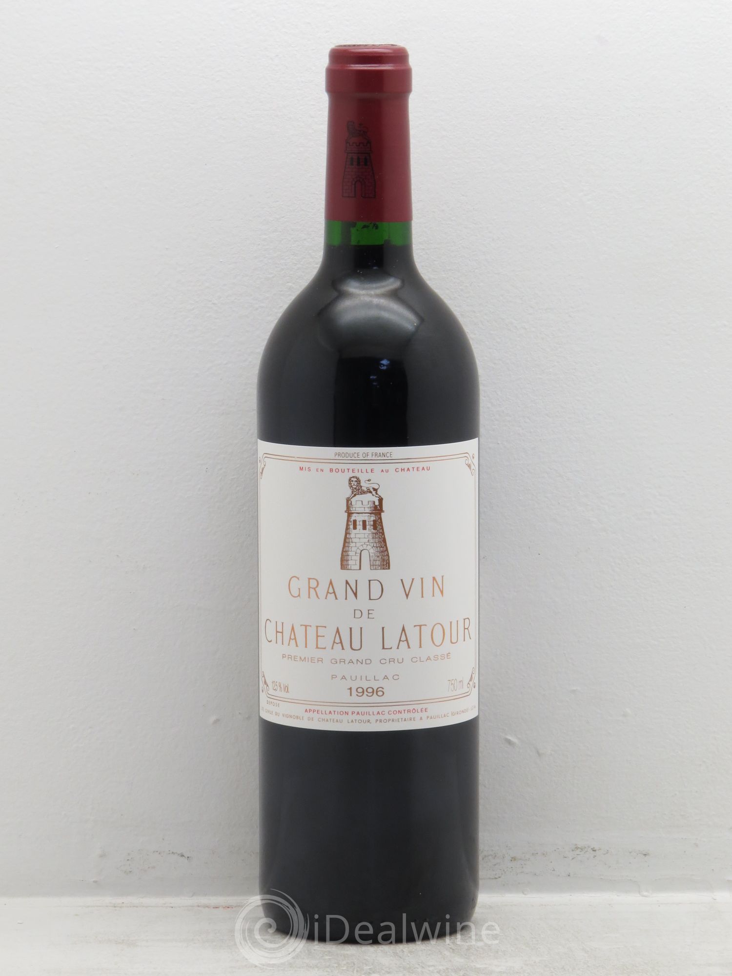 Château Latour 1er Grand Cru Classé 1996 - Lot de 1 bouteille - 0