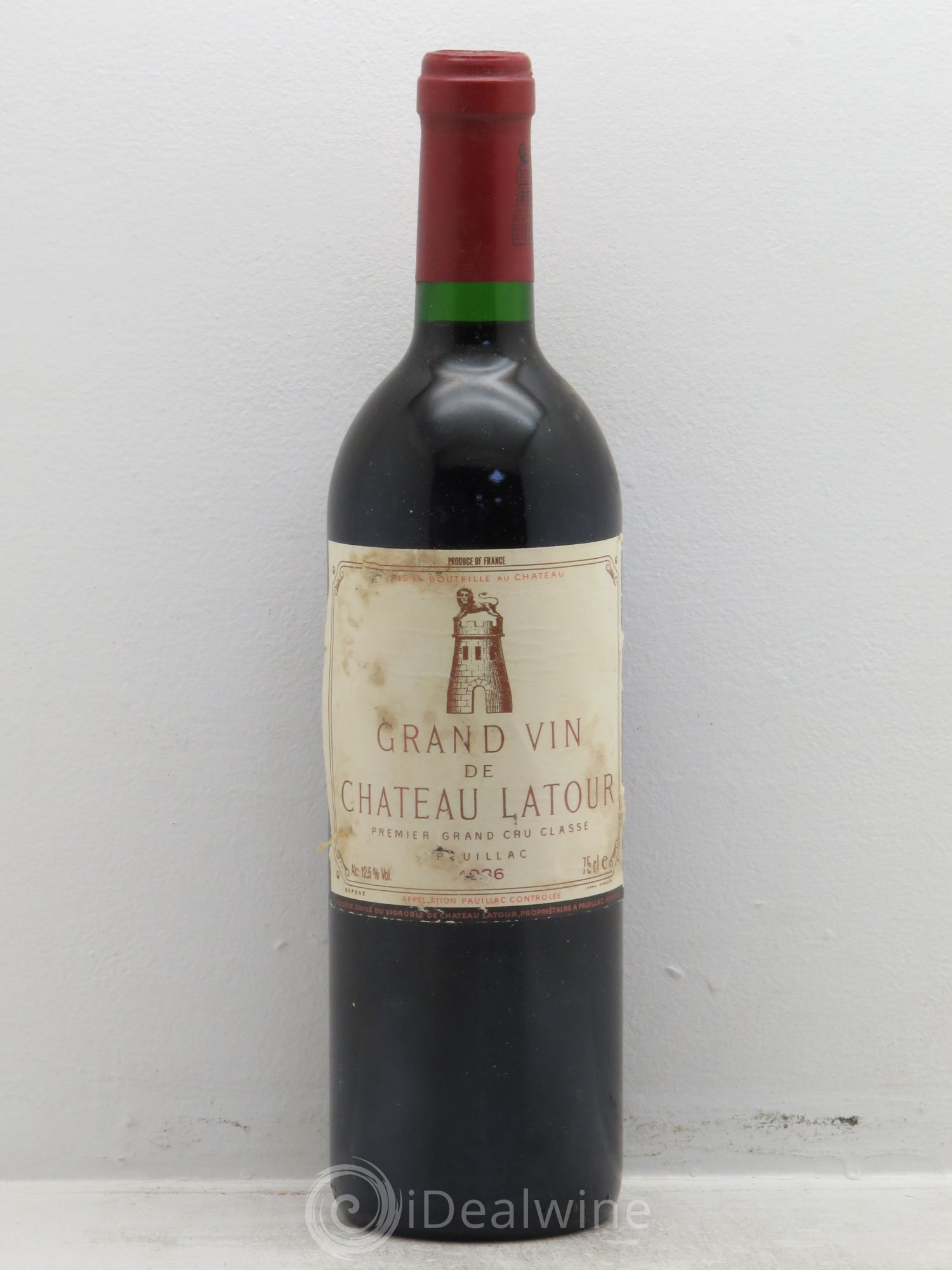 Château Latour 1er Grand Cru Classé 1986 - Lot de 1 bouteille - 0