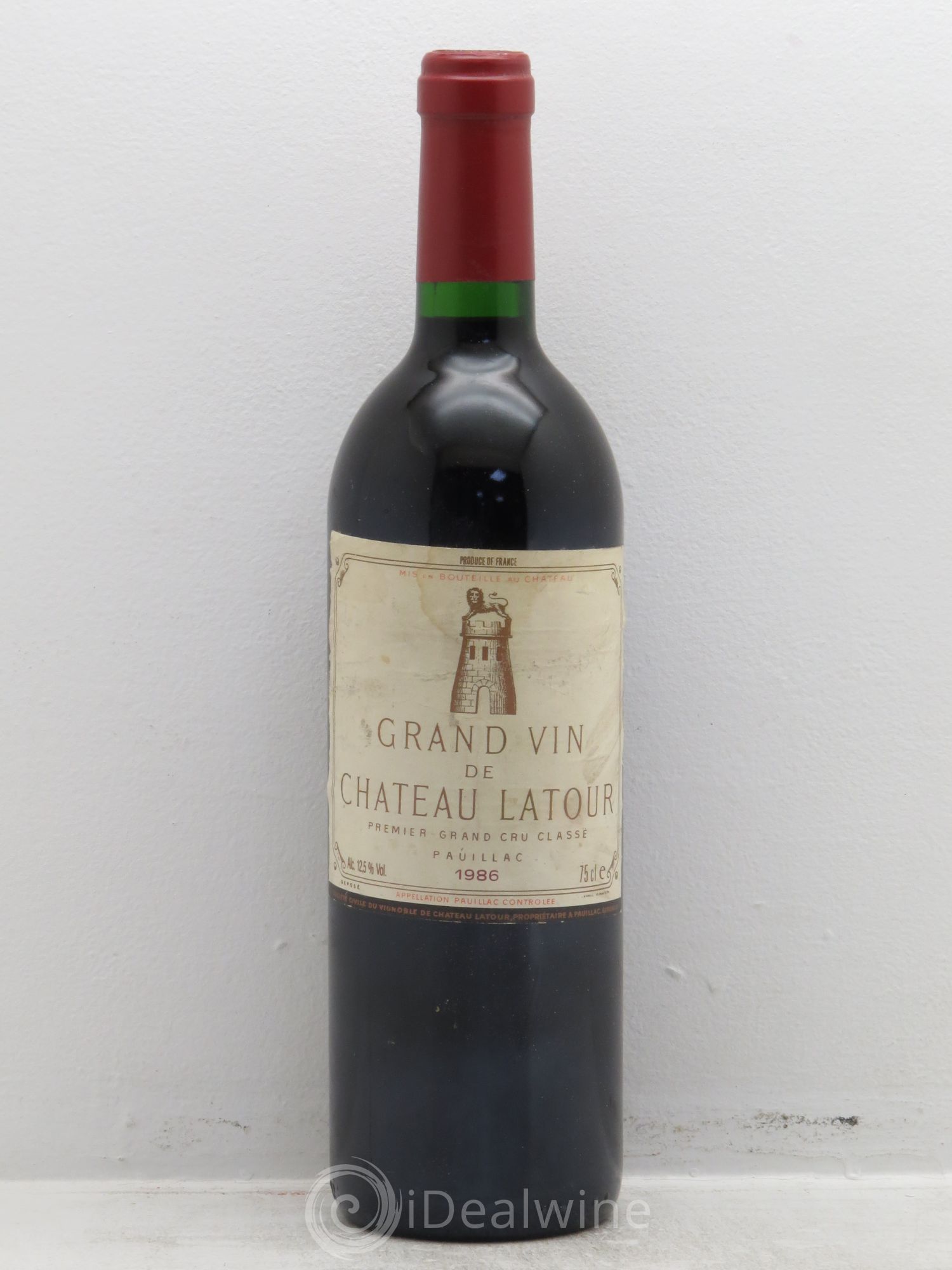 Château Latour 1er Grand Cru Classé 1986 - Lot de 1 bouteille - 0