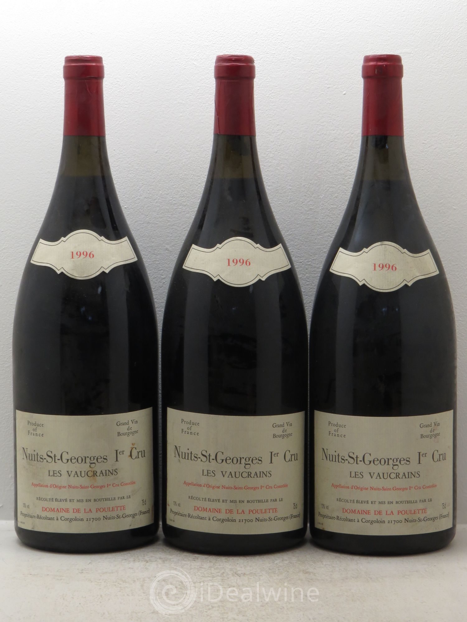 Nuits-Saint-Georges 1er Cru 1996 - Lot de 3 magnums - 0