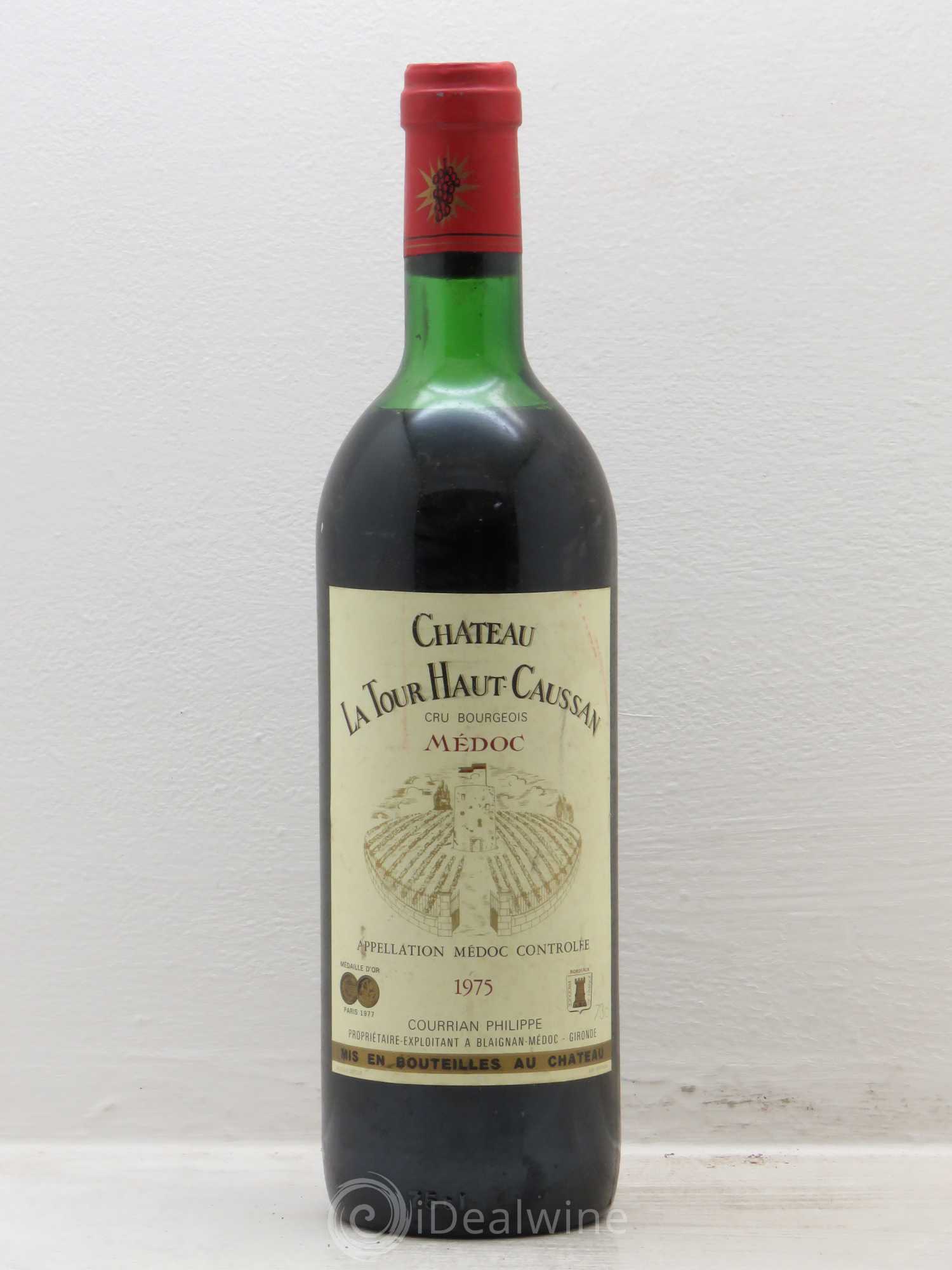 Château Tour Haut-Caussan Cru Bourgeois 1975 - Lot de 6 bouteilles - 0