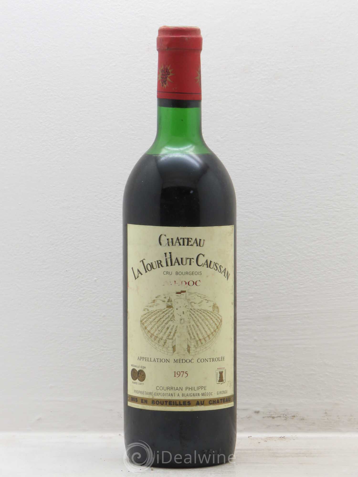 Château Tour Haut-Caussan Cru Bourgeois 1975 - Lot de 6 bouteilles - 0