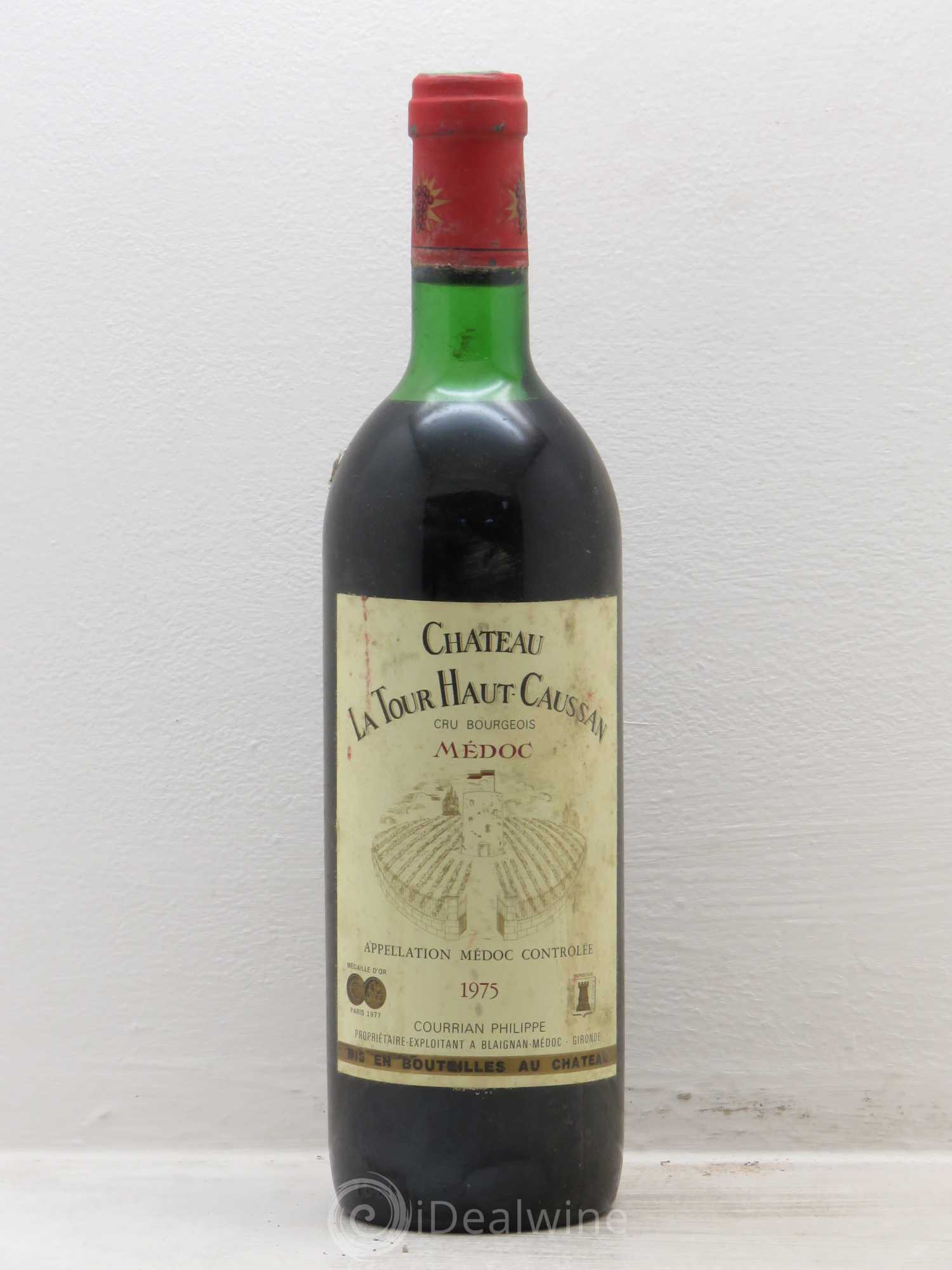 Château Tour Haut-Caussan Cru Bourgeois 1975 - Lot de 6 bouteilles - 0