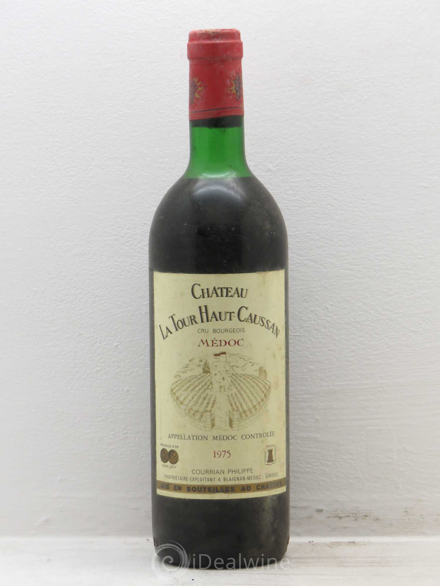 Château Tour Haut-Caussan Cru Bourgeois 1975 - Lot de 1 bouteille - 0