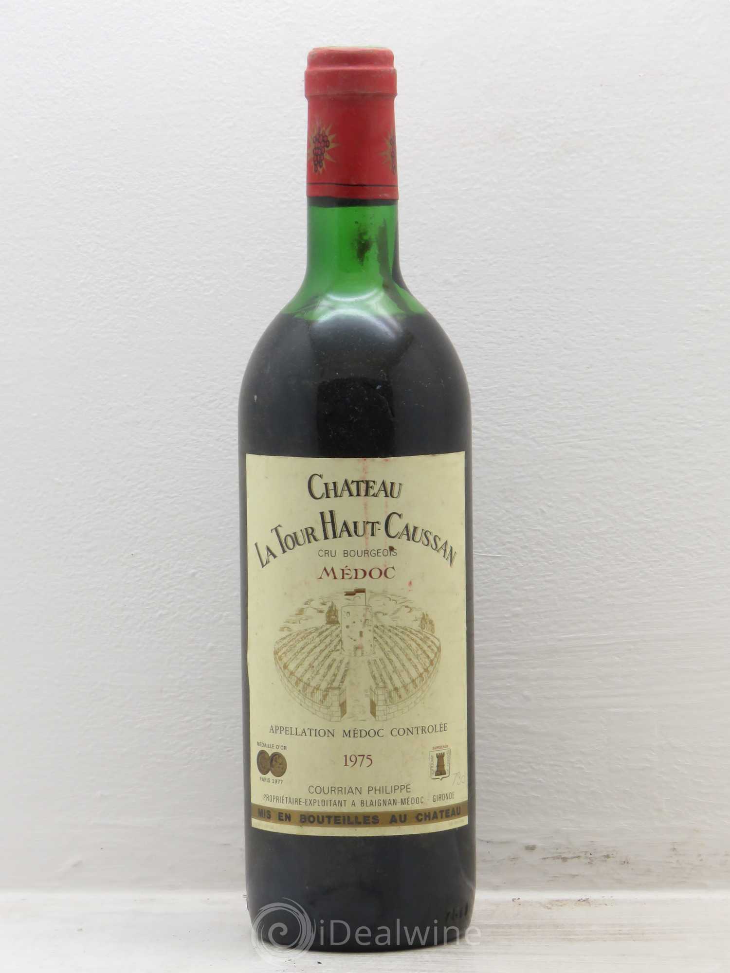 Château Tour Haut-Caussan Cru Bourgeois 1975 - Lot de 1 bouteille - 0
