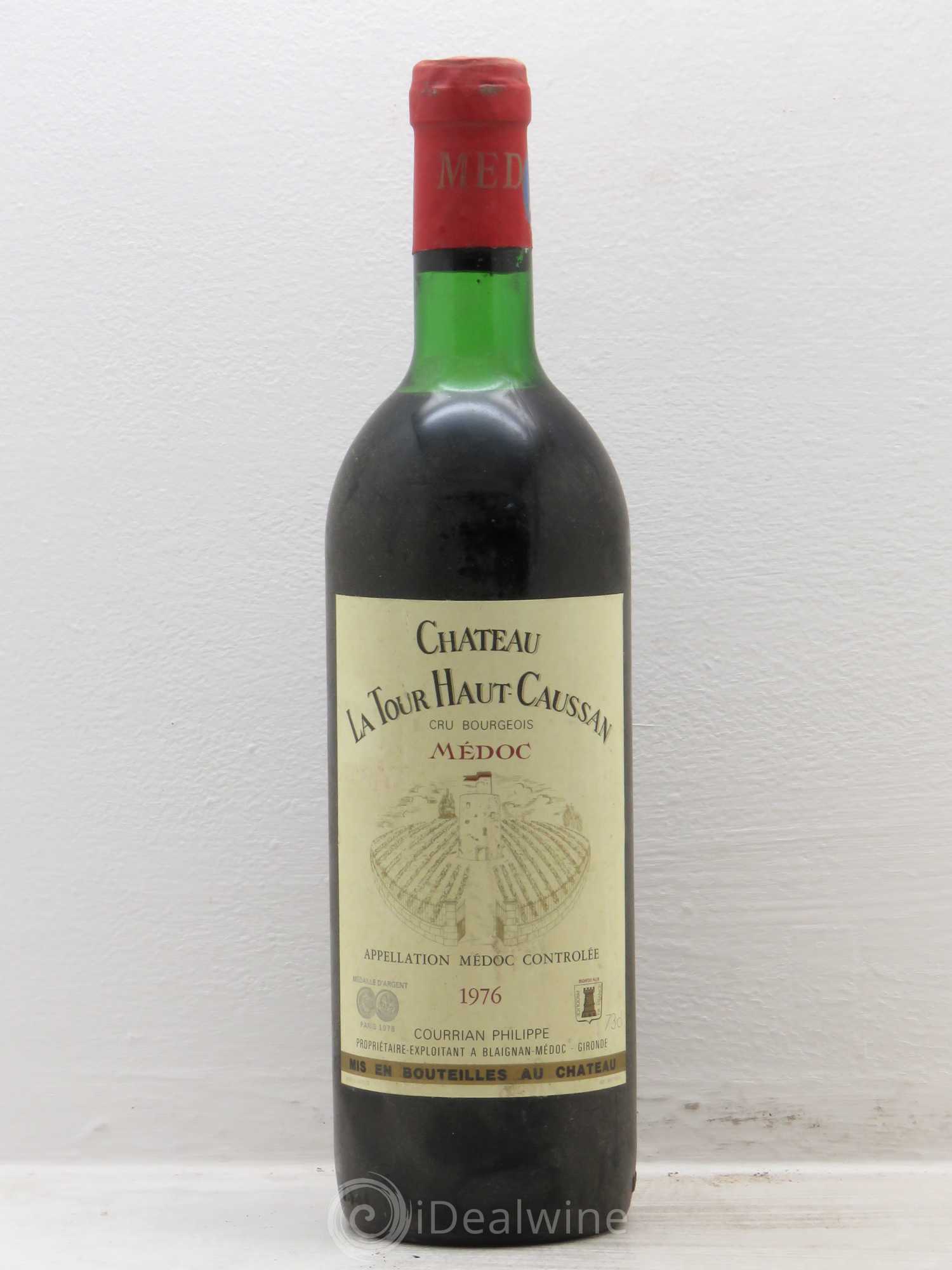 Château Tour Haut-Caussan Cru Bourgeois 1976 - Lot de 1 bouteille - 0