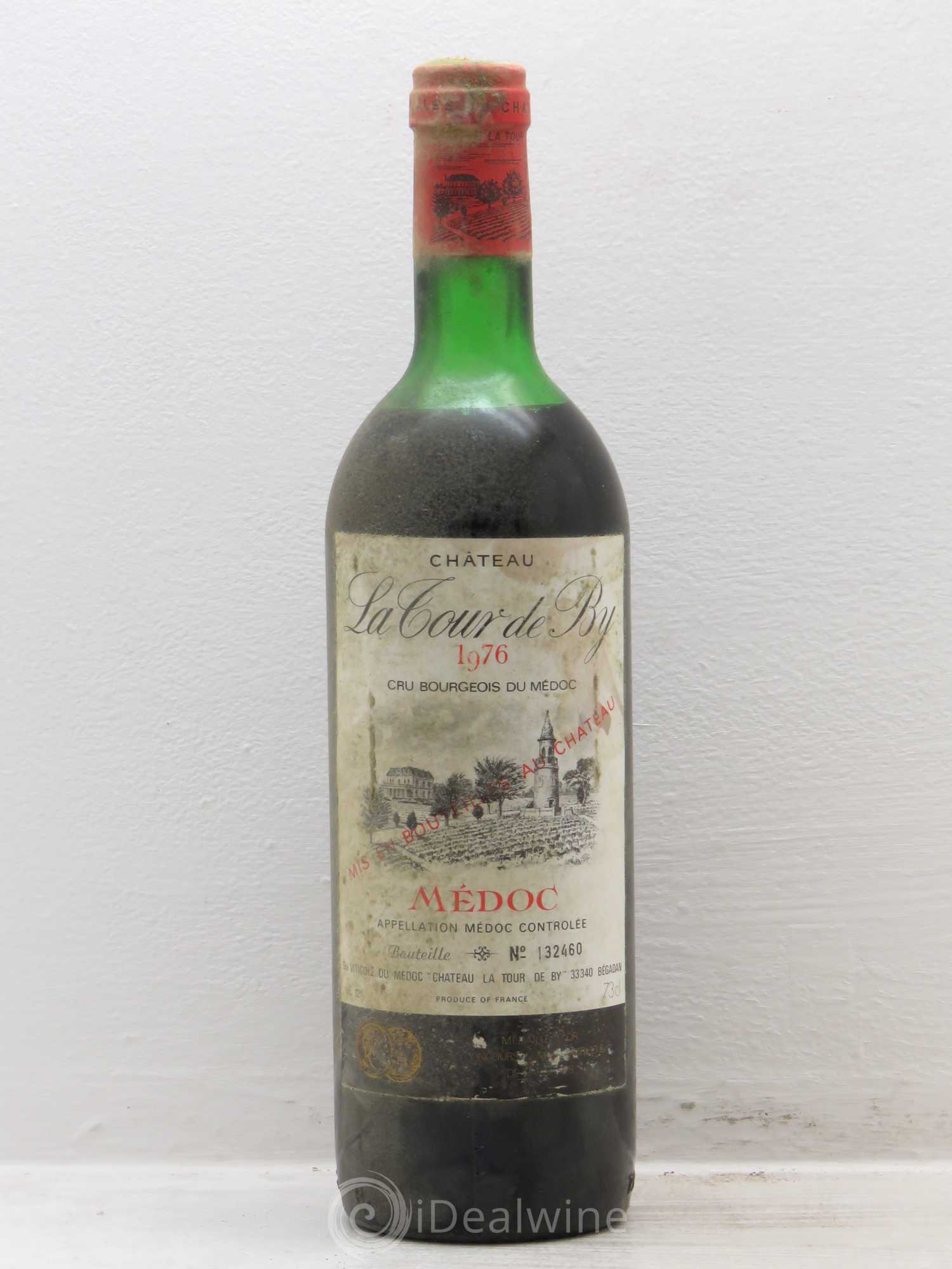 Château La Tour de By Cru Bourgeois 1976 - Lot de 12 bouteilles - 0