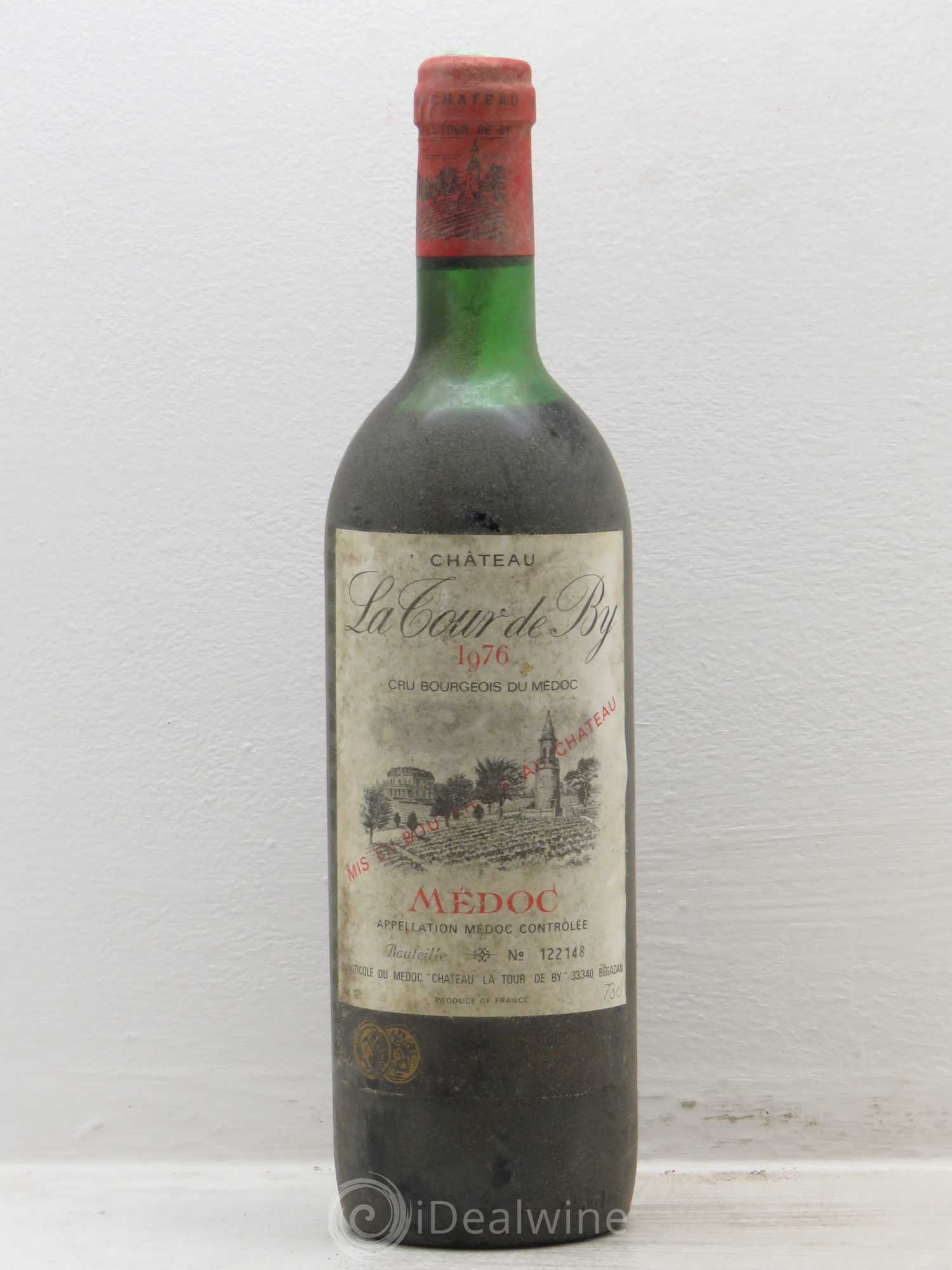 Château La Tour de By Cru Bourgeois 1976 - Lot de 12 bouteilles - 0