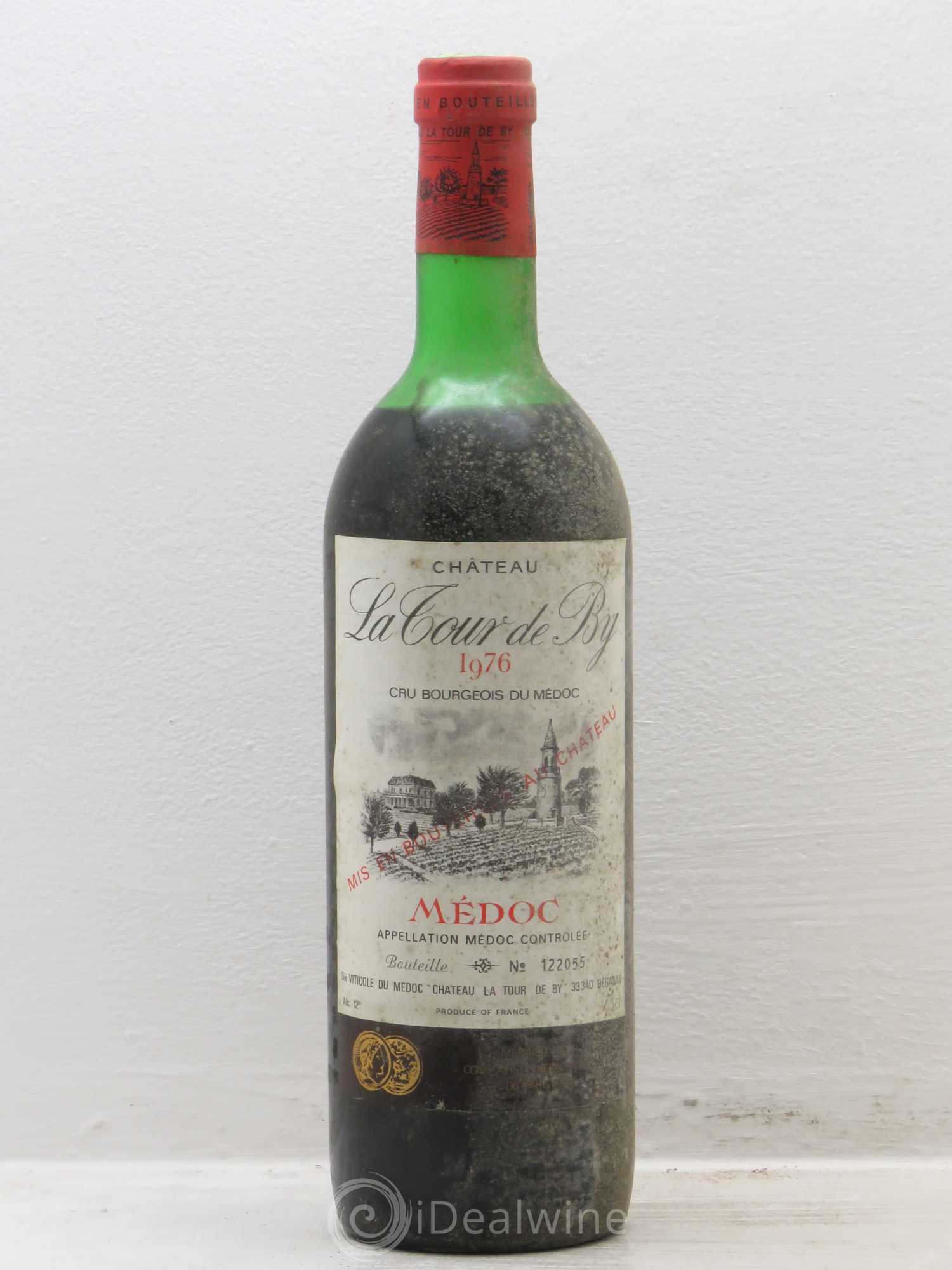 Château La Tour de By Cru Bourgeois 1976 - Lot de 6 bouteilles - 0
