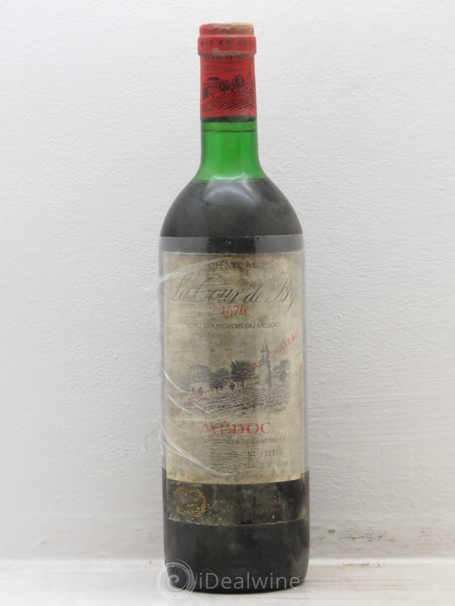Château La Tour de By Cru Bourgeois 1976 - Lot de 1 bouteille - 0