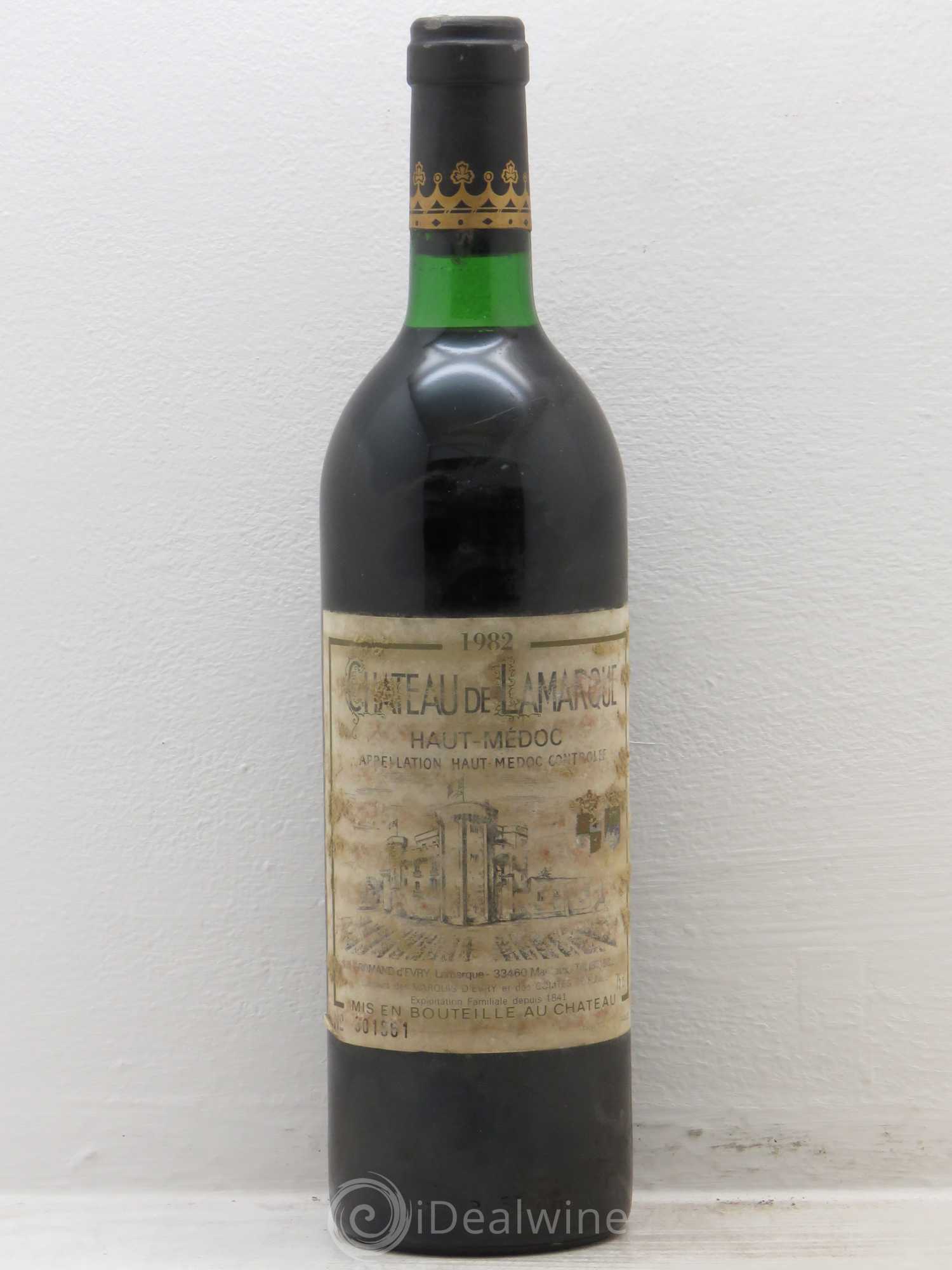 Château de Lamarque Cru Bourgeois 1982 - Lot de 6 bouteilles - 0