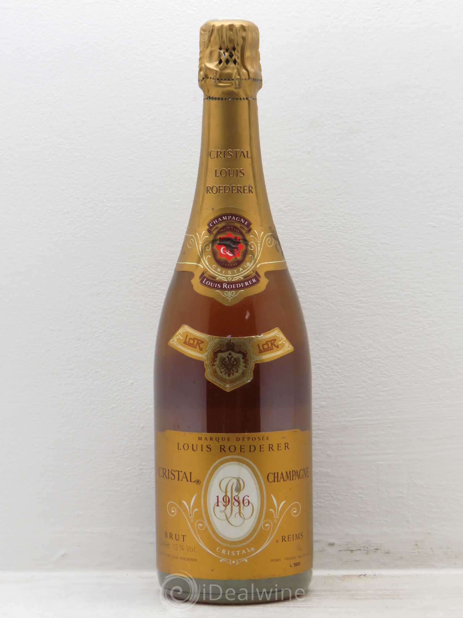 Cristal Louis Roederer 1986 - Lot de 1 bouteille - 0