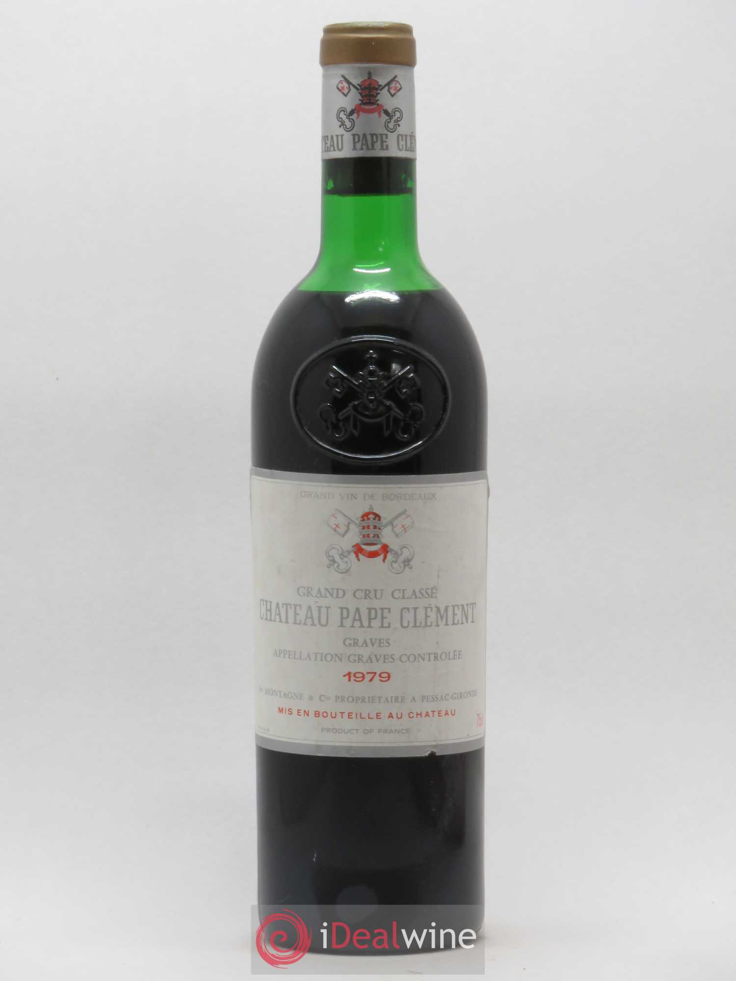 Château Pape Clément Cru Classé de Graves 1979 - Lot de 1 bouteille - 0