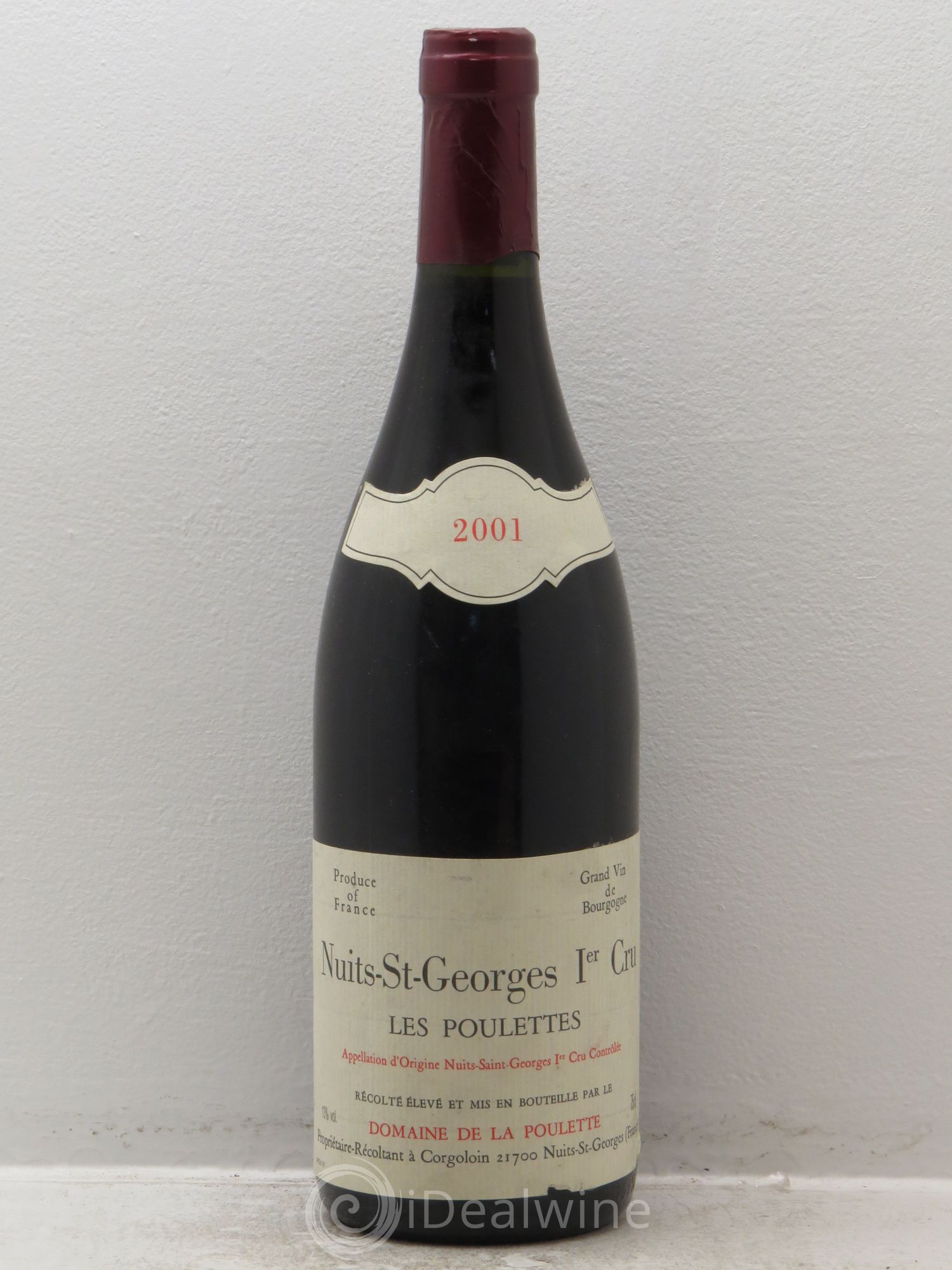 Nuits-Saint-Georges 1er Cru 2001 - Lot de 6 bouteilles - 0