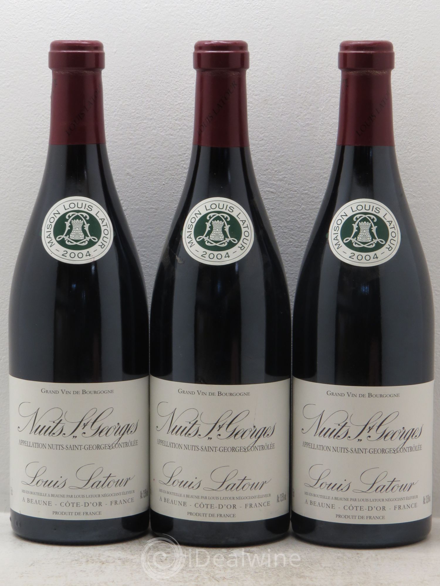 Nuits-Saint-Georges 2004 - Lot de 3 bouteilles - 0