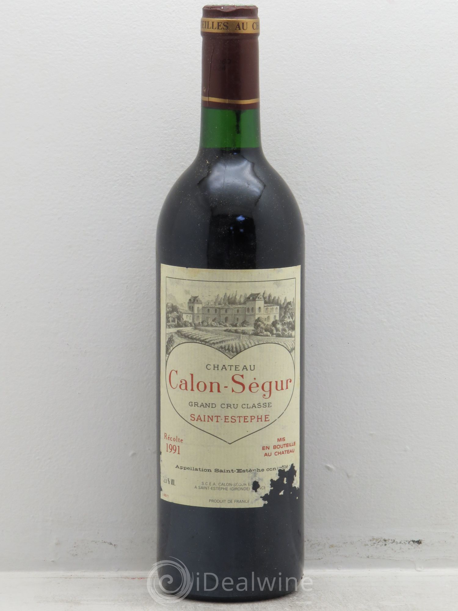 Château Calon Ségur 3ème Grand Cru Classé 1991 - Lot de 6 bouteilles - 0