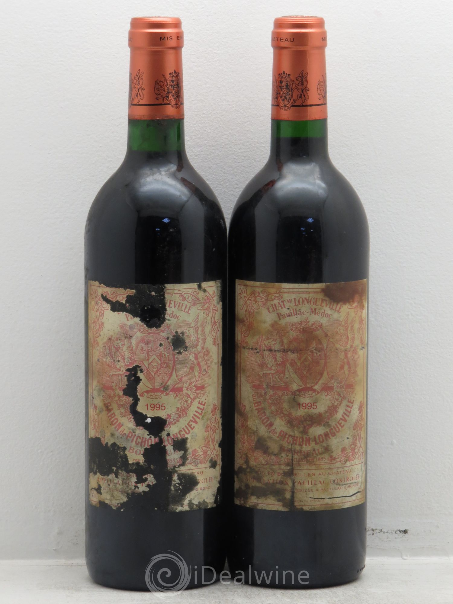 Pichon Longueville Baron 2ème Grand Cru Classé 1995 - Lot de 2 bouteilles - 0
