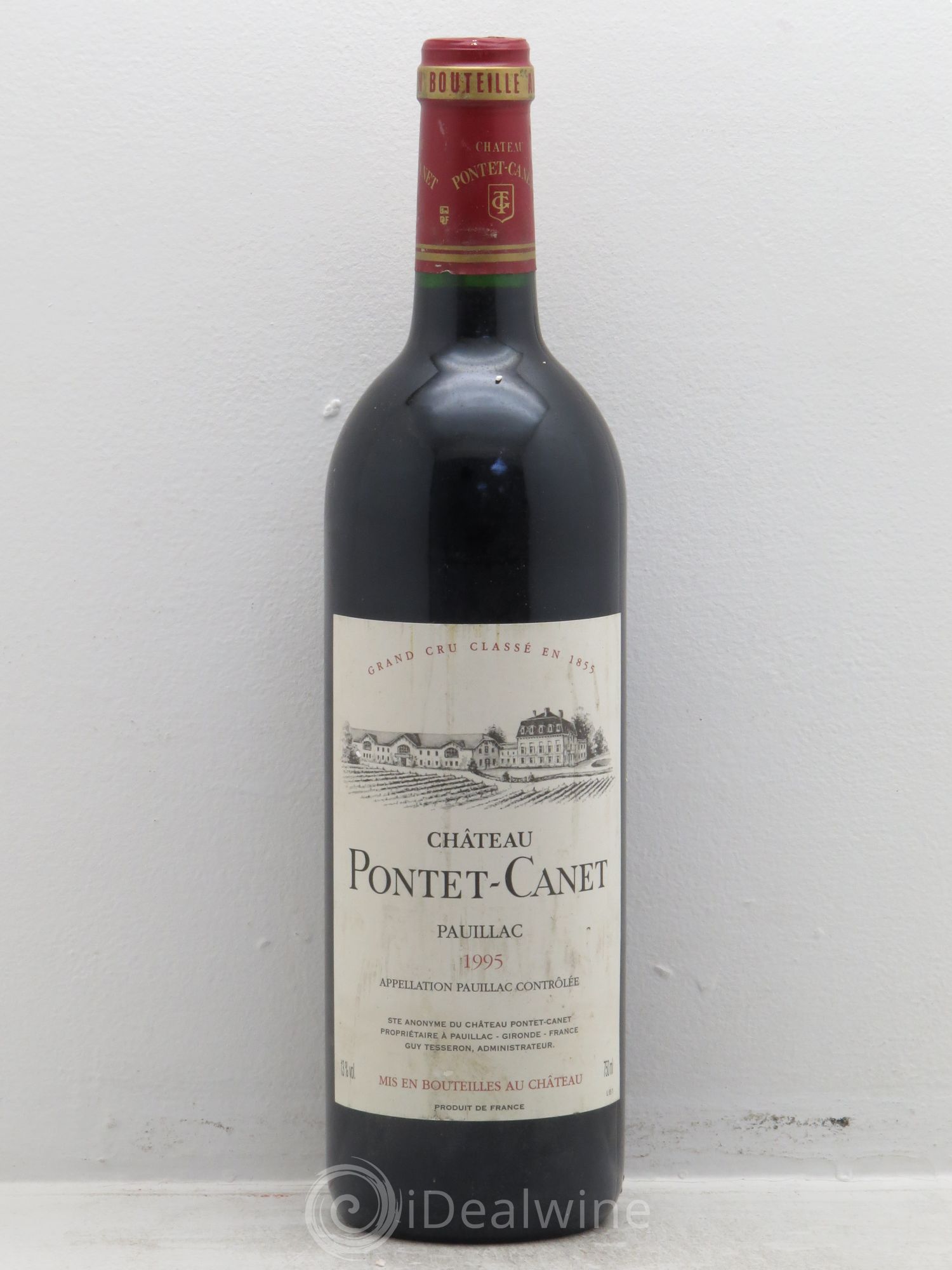 Château Pontet Canet 5ème Grand Cru Classé 1995 - Lot de 6 bouteilles - 0