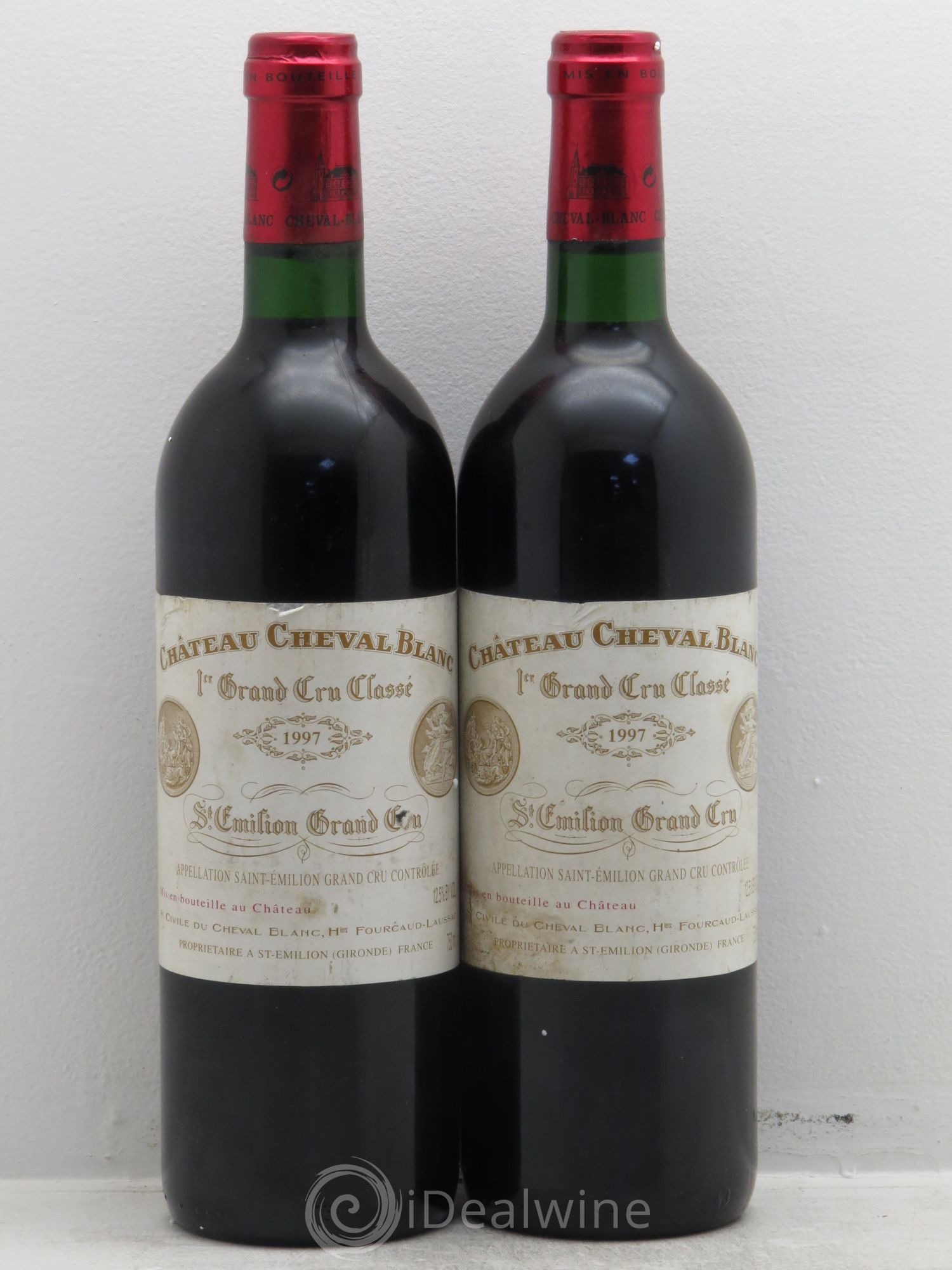 Château Cheval Blanc 1er Grand Cru Classé A 1997 - Lot de 2 bouteilles - 0