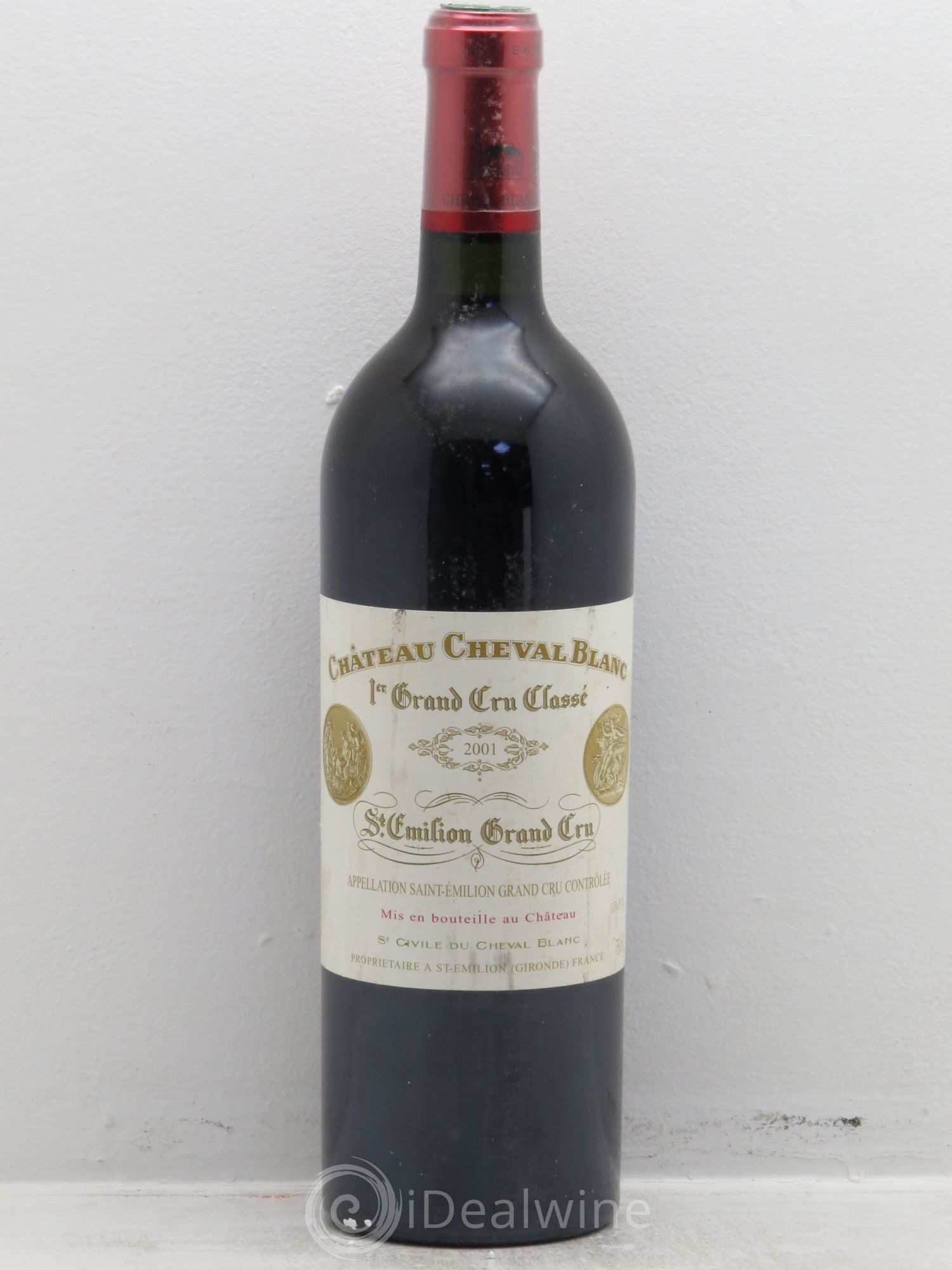Château Cheval Blanc 1er Grand Cru Classé A 2001 - Lot de 1 bouteille - 0
