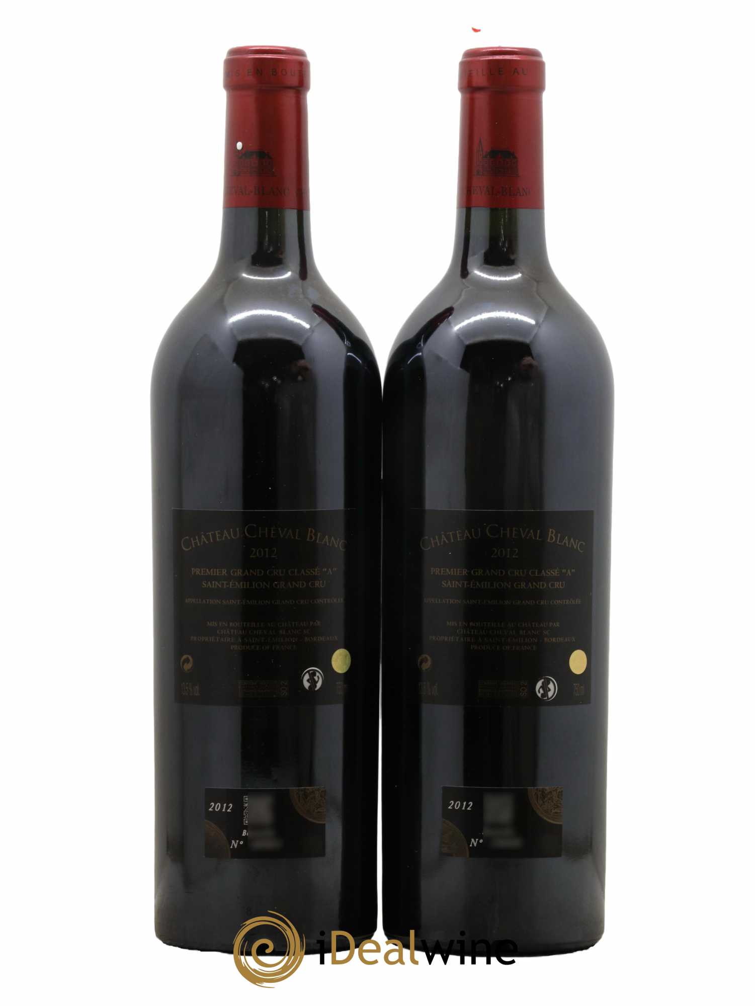 Château Cheval Blanc 1er Grand Cru Classé A 2012 - Lot de 2 bouteilles - 1