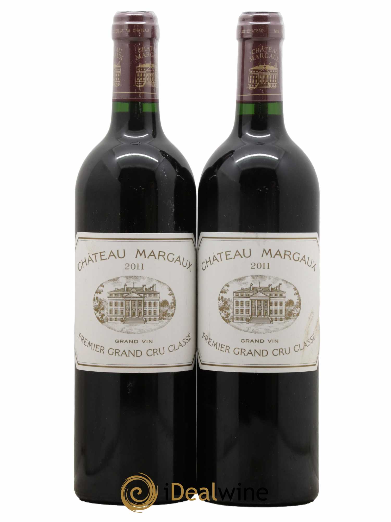 Château Margaux 1er Grand Cru Classé 2011 - Lot de 2 bouteilles - 0