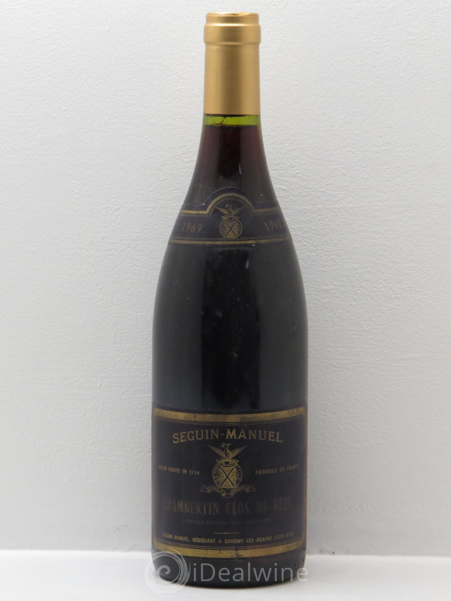 Chambertin Clos de Bèze Grand Cru Seguin Manuel 1969 - Lot de 1 bouteille - 0