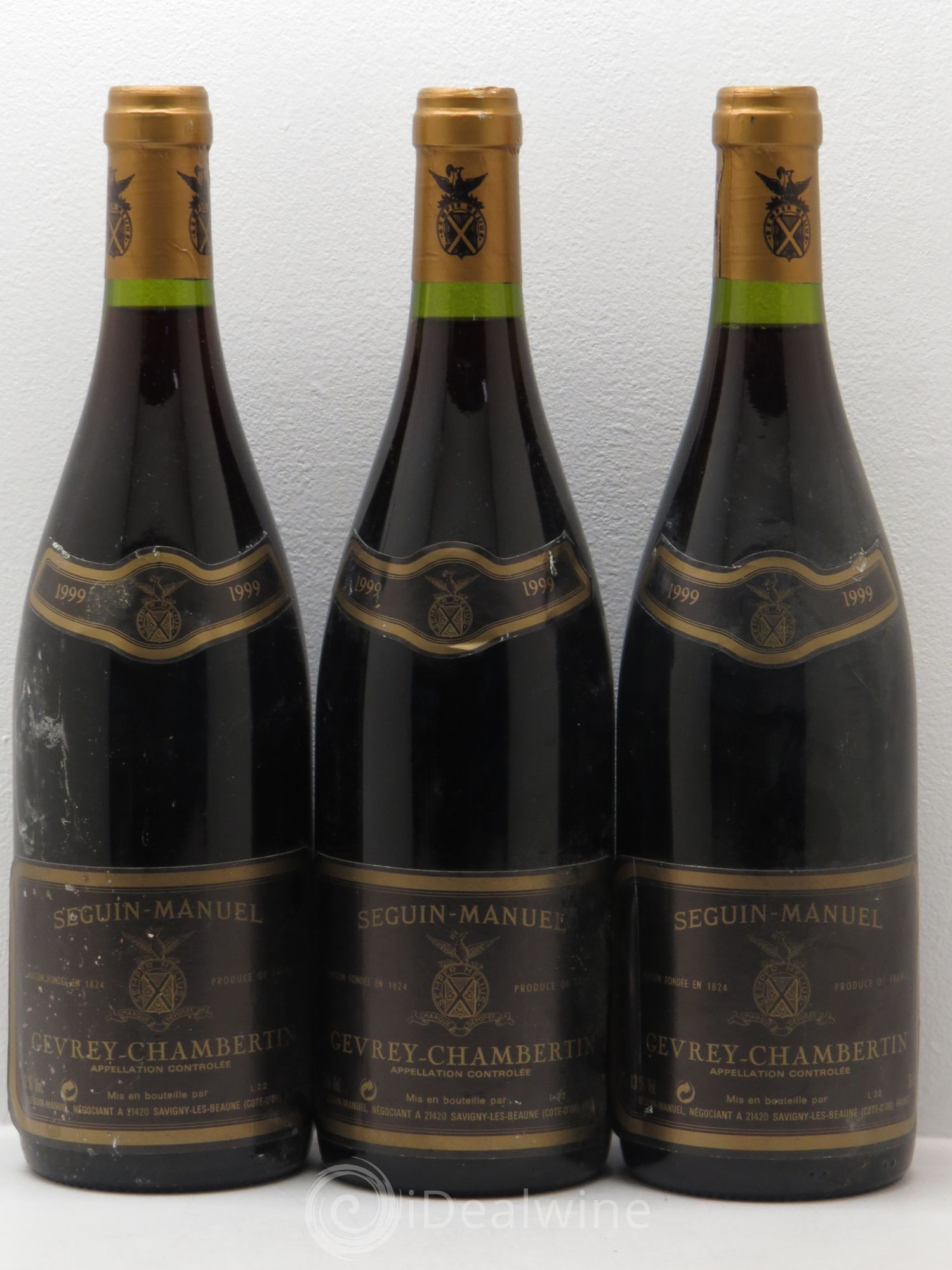 Gevrey-Chambertin Seguin Manuel 1999 - Lot de 3 bouteilles - 0