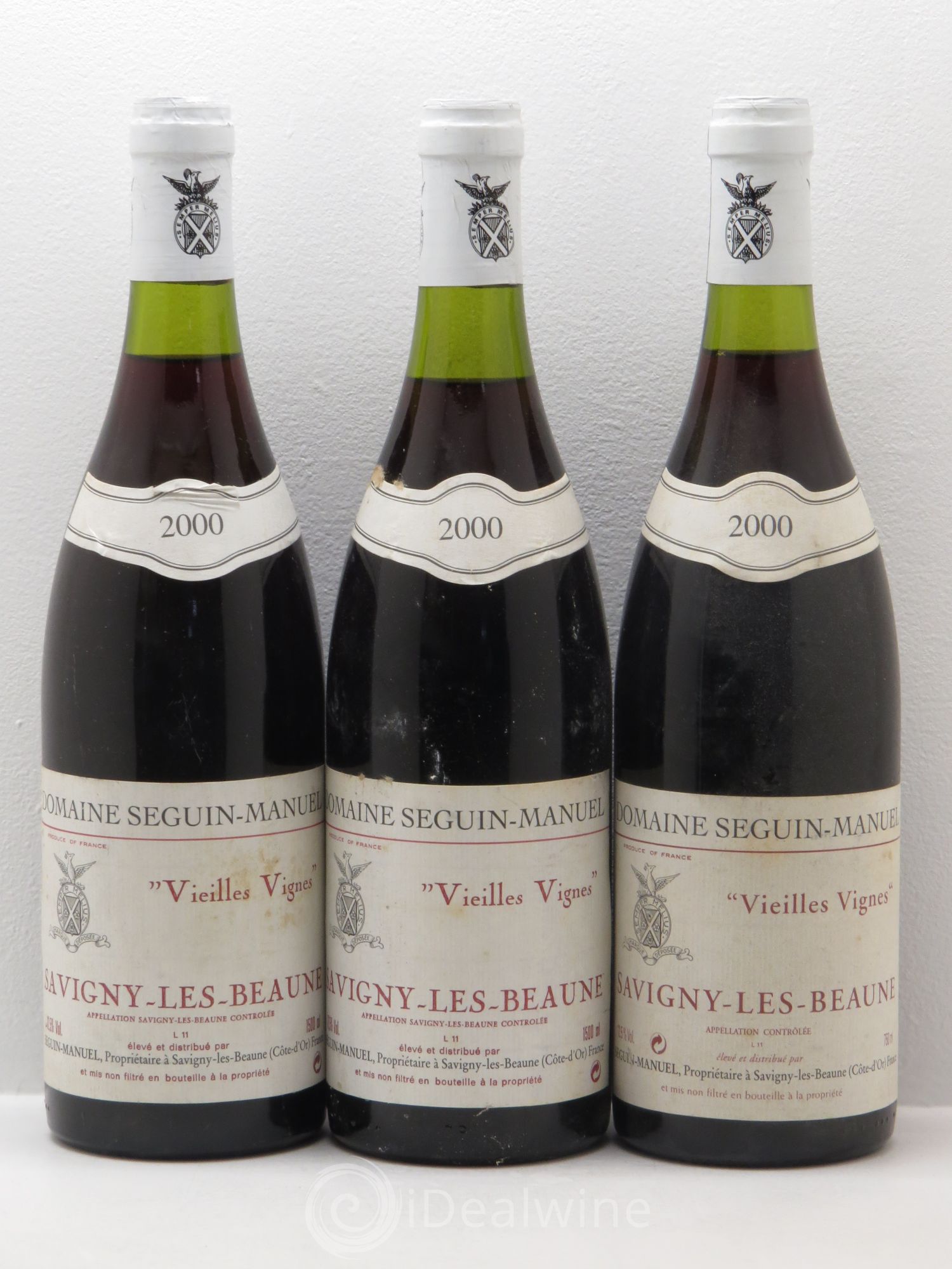 Savigny-lès-Beaune Vieilles Vignes - Seguin Manuel 2000 - Posten von 3 Flaschen - 0
