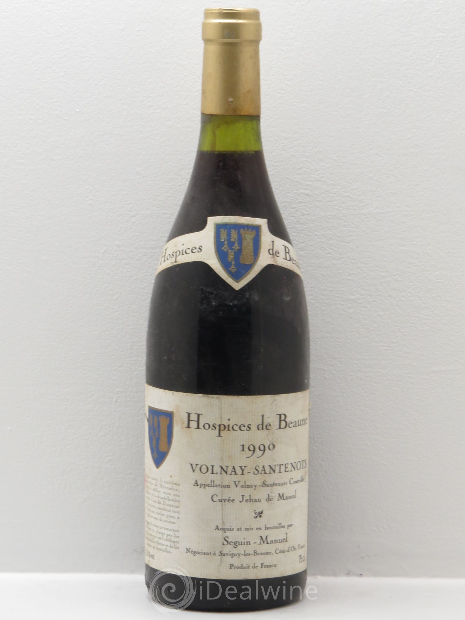 Volnay 1er Cru Cuvée Jehan de Massol Manuel Seguin 1990 - Posten von 1 Flasche - 0