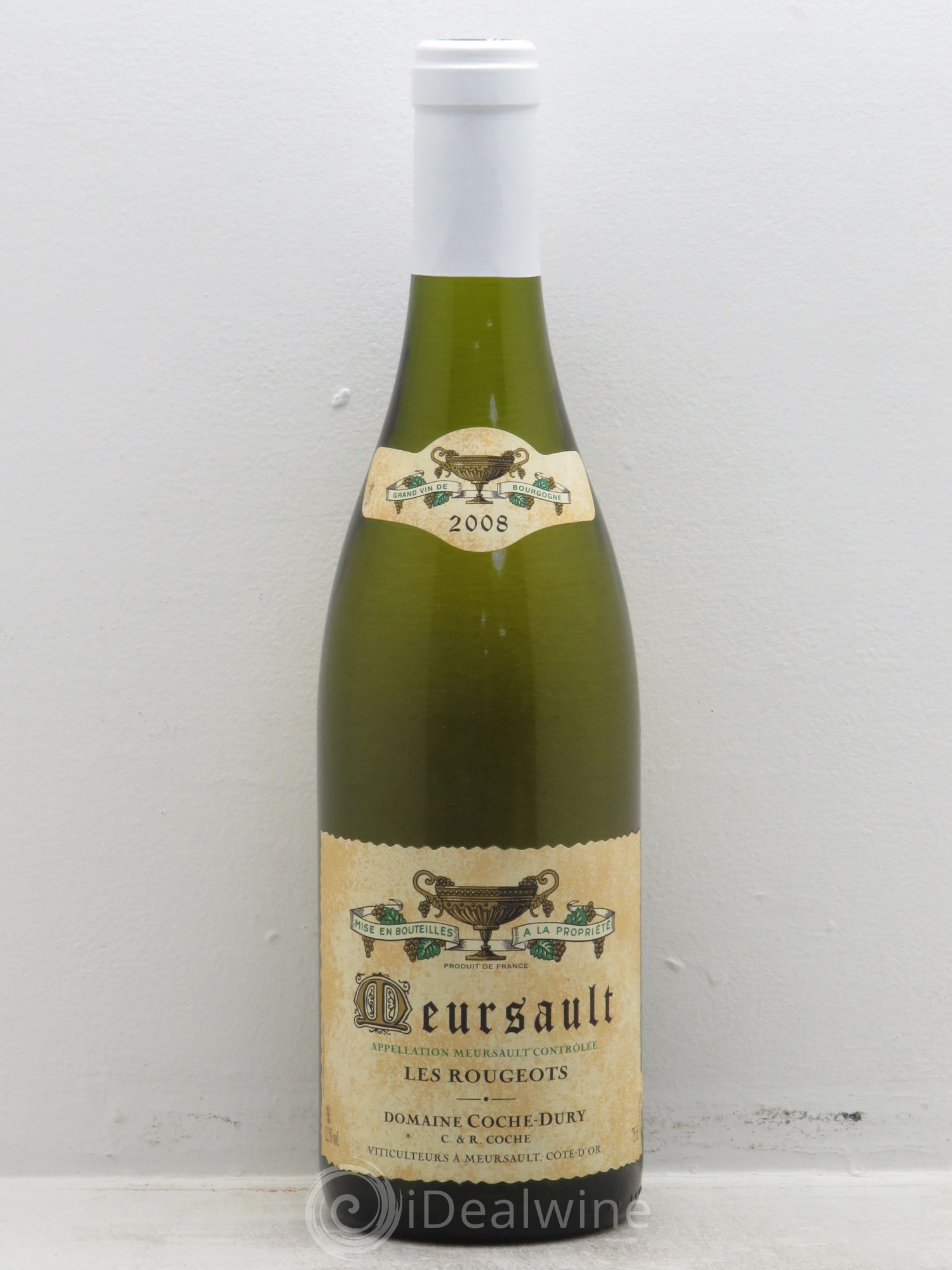 Meursault Les Rougeots Coche Dury (Domaine) 2008 - Lot de 1 bouteille - 0