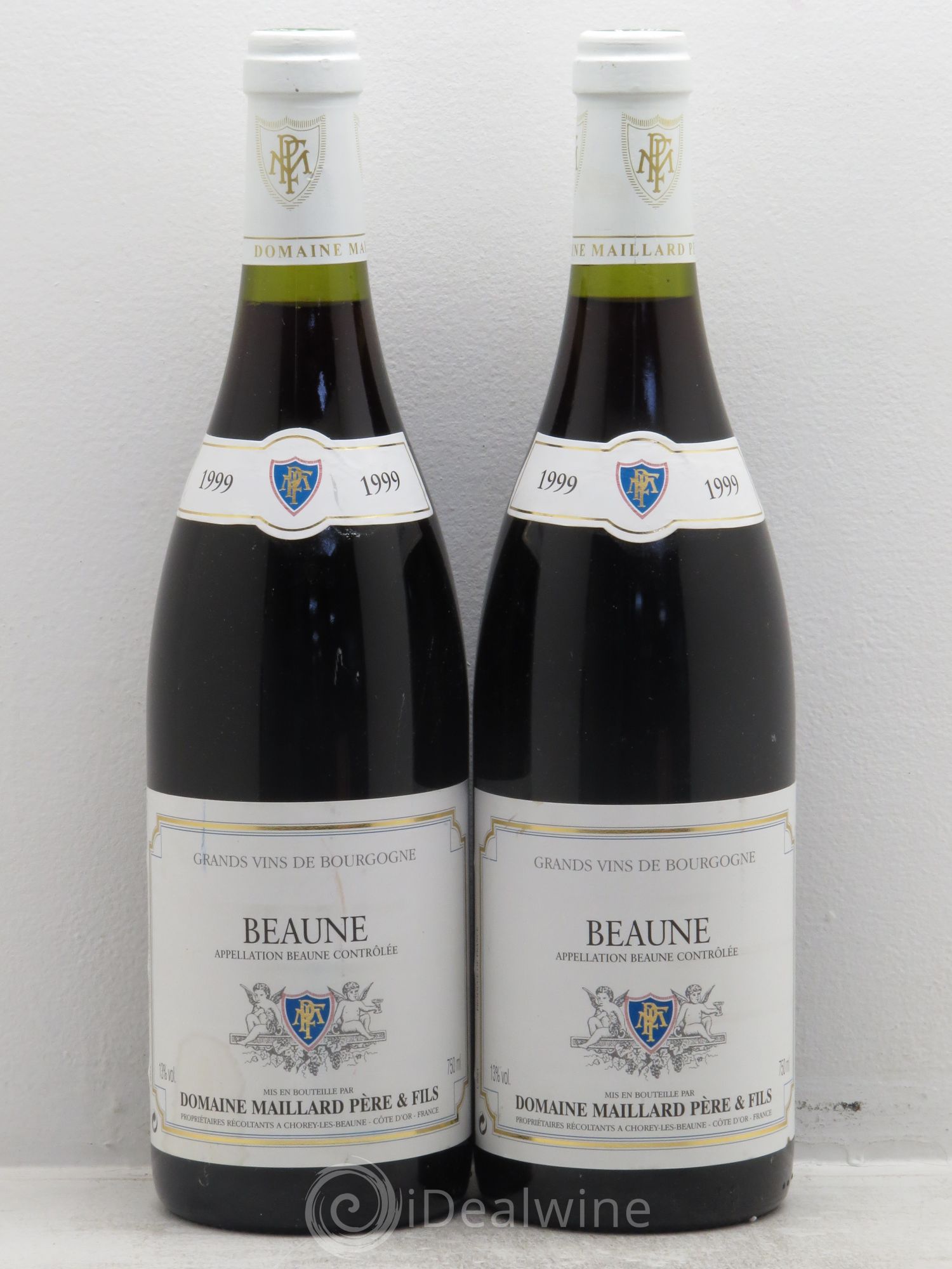 Beaune Domaine Maillard 1999 - Posten von 2 Flaschen - 0