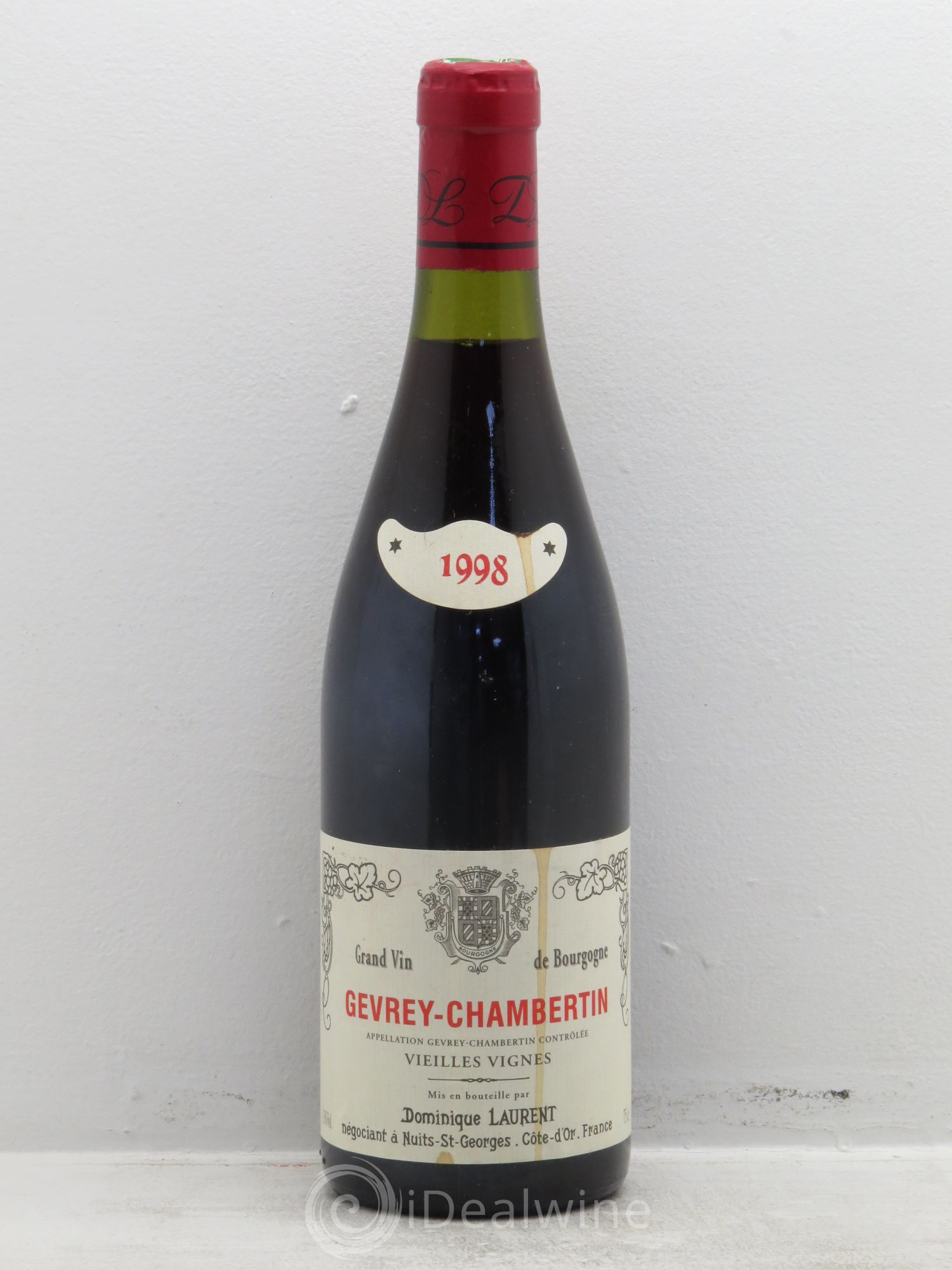Gevrey-Chambertin Vieilles vignes Dominique Laurent 1998 - Lot de 6 bouteilles - 0