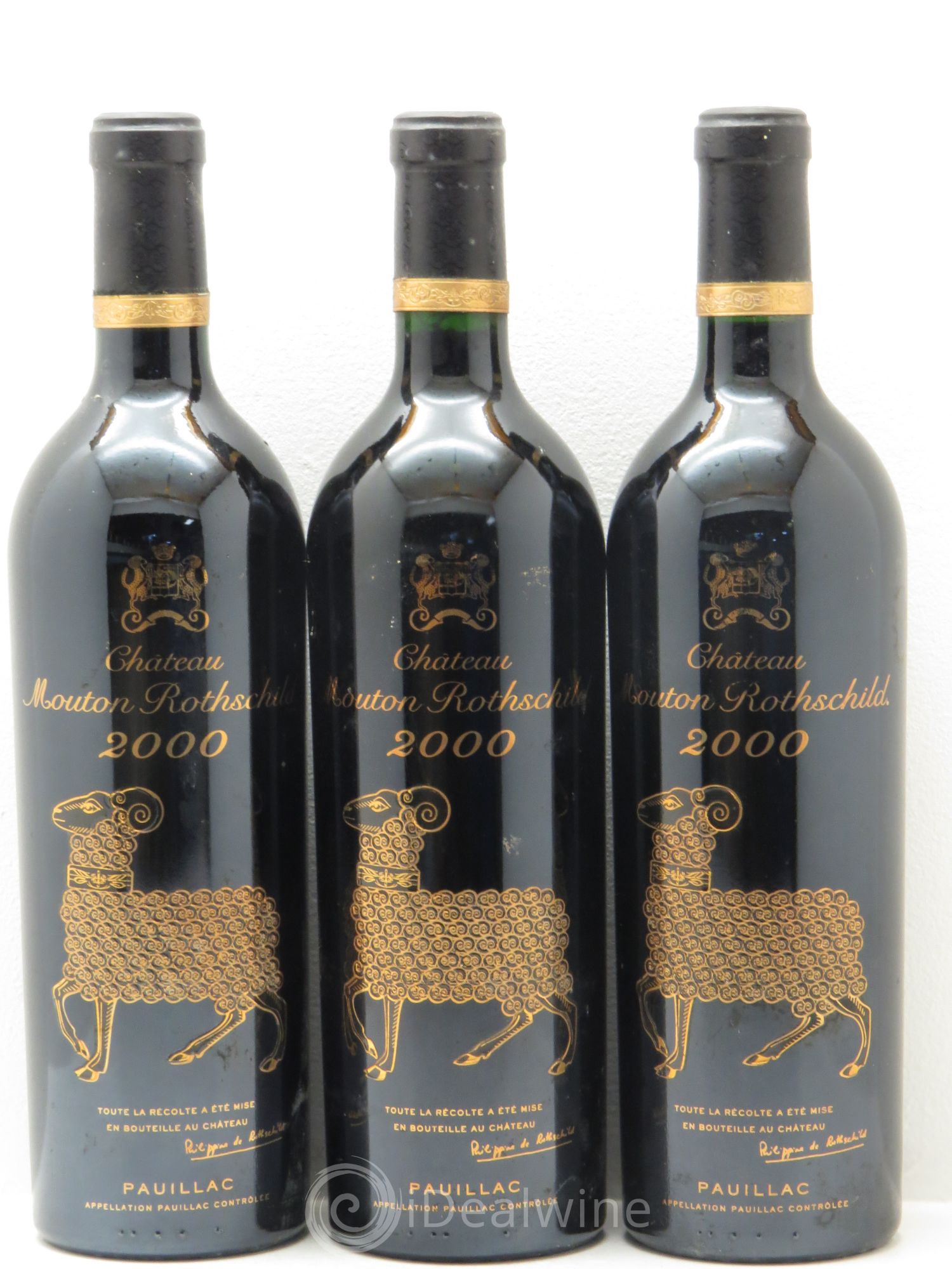 Château Mouton Rothschild 1er Grand Cru Classé 2000 - Lot de 12 bouteilles - 2