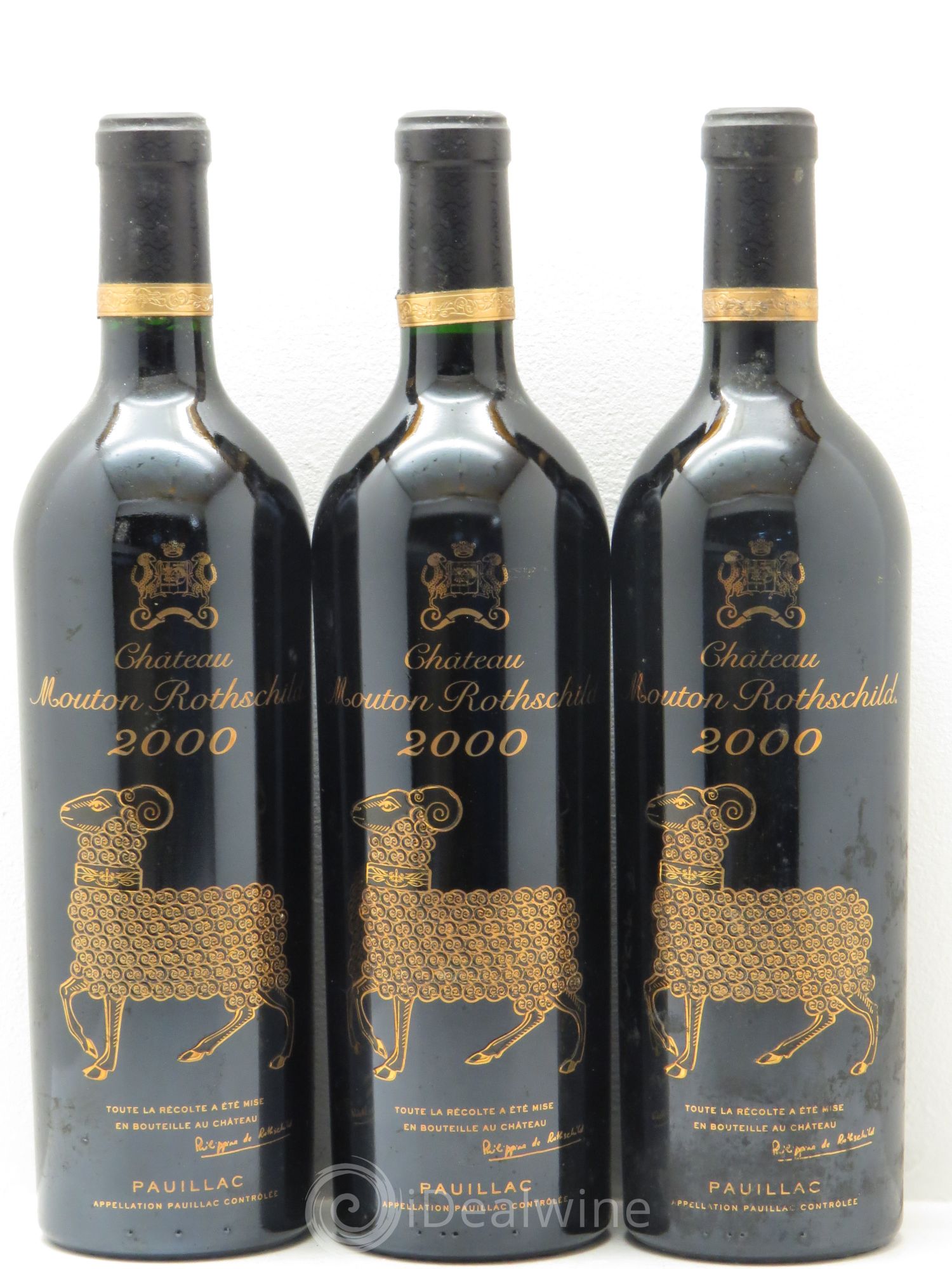 Château Mouton Rothschild 1er Grand Cru Classé 2000 - Lot de 12 bouteilles - 3