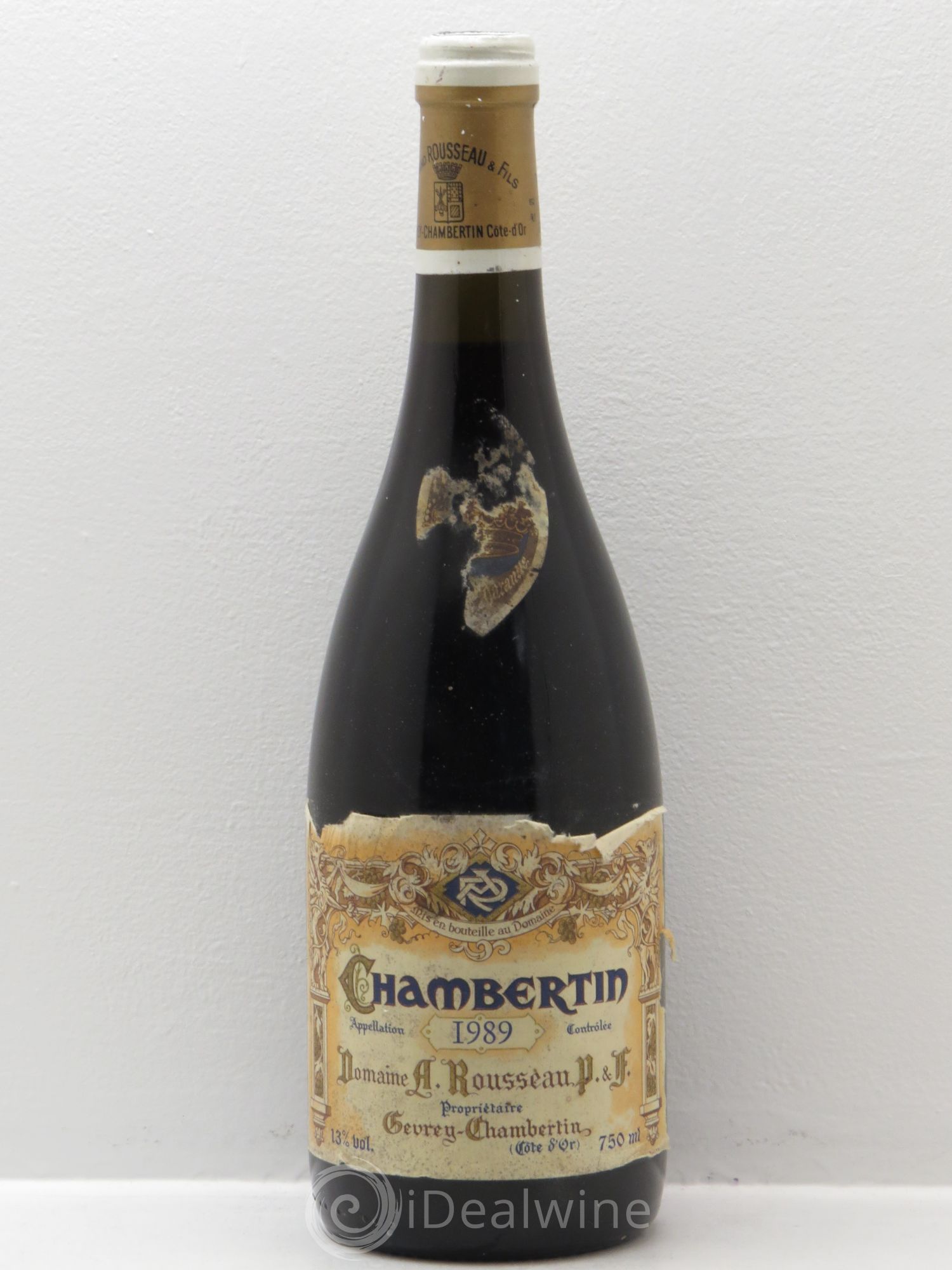 Chambertin Grand Cru Armand Rousseau (Domaine) 1989 - Lot de 1 bouteille - 0